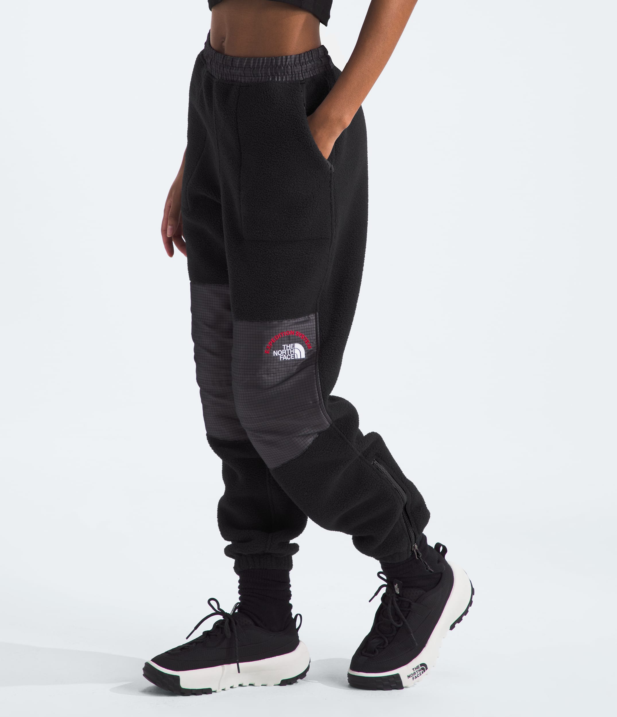 Womens Retro Denali Pants TNF MODEL34