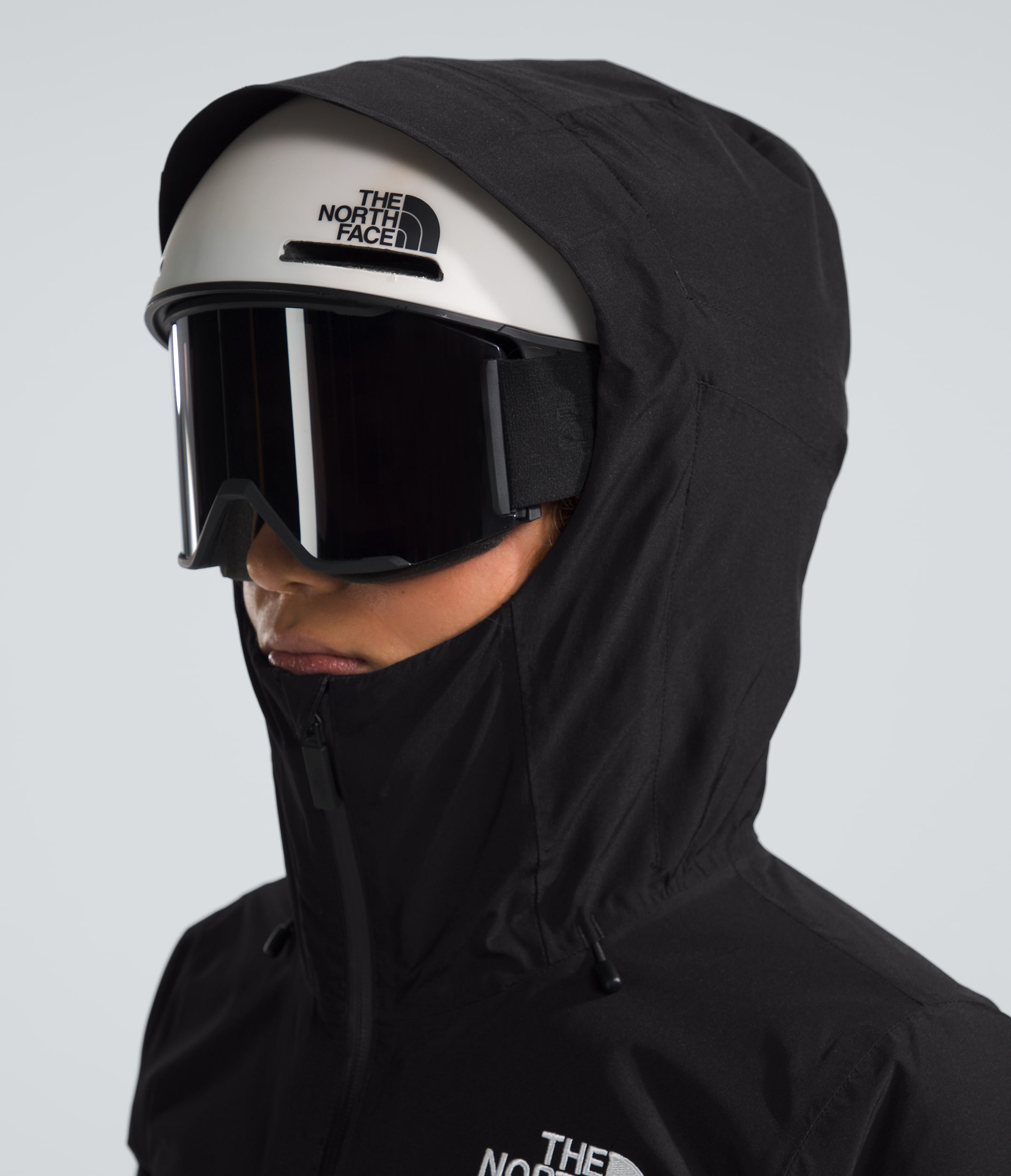 Manteau pour neige ThermoBall Eco Triclimate pour femmes TNF MODELHOOD2