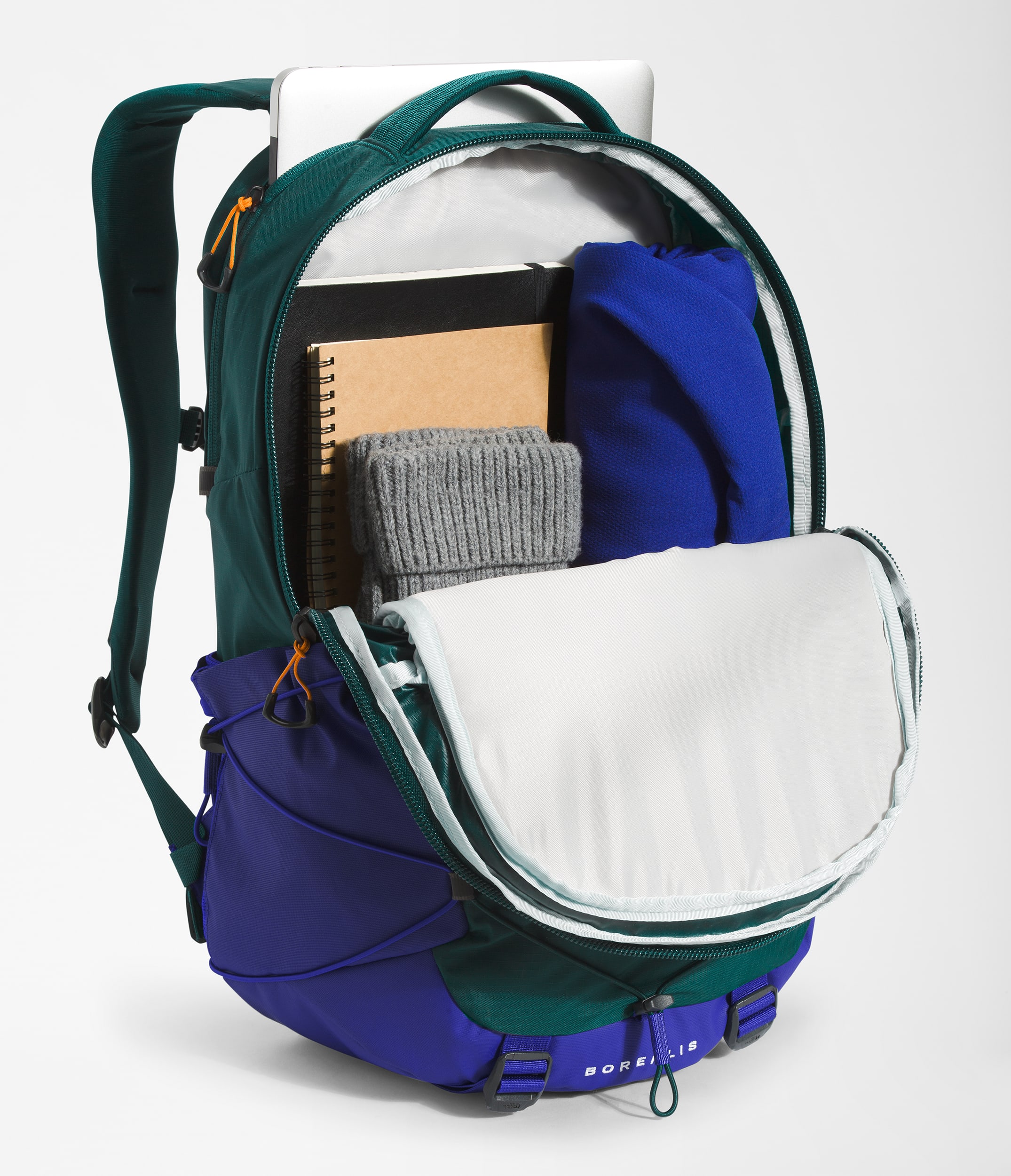 The North Face Borealis Ponderosa Green/Lapis Blue/Cameo Pink Backpack Mua The North Face Borealis Mini Mens Backpack Ponderosa  main image 4