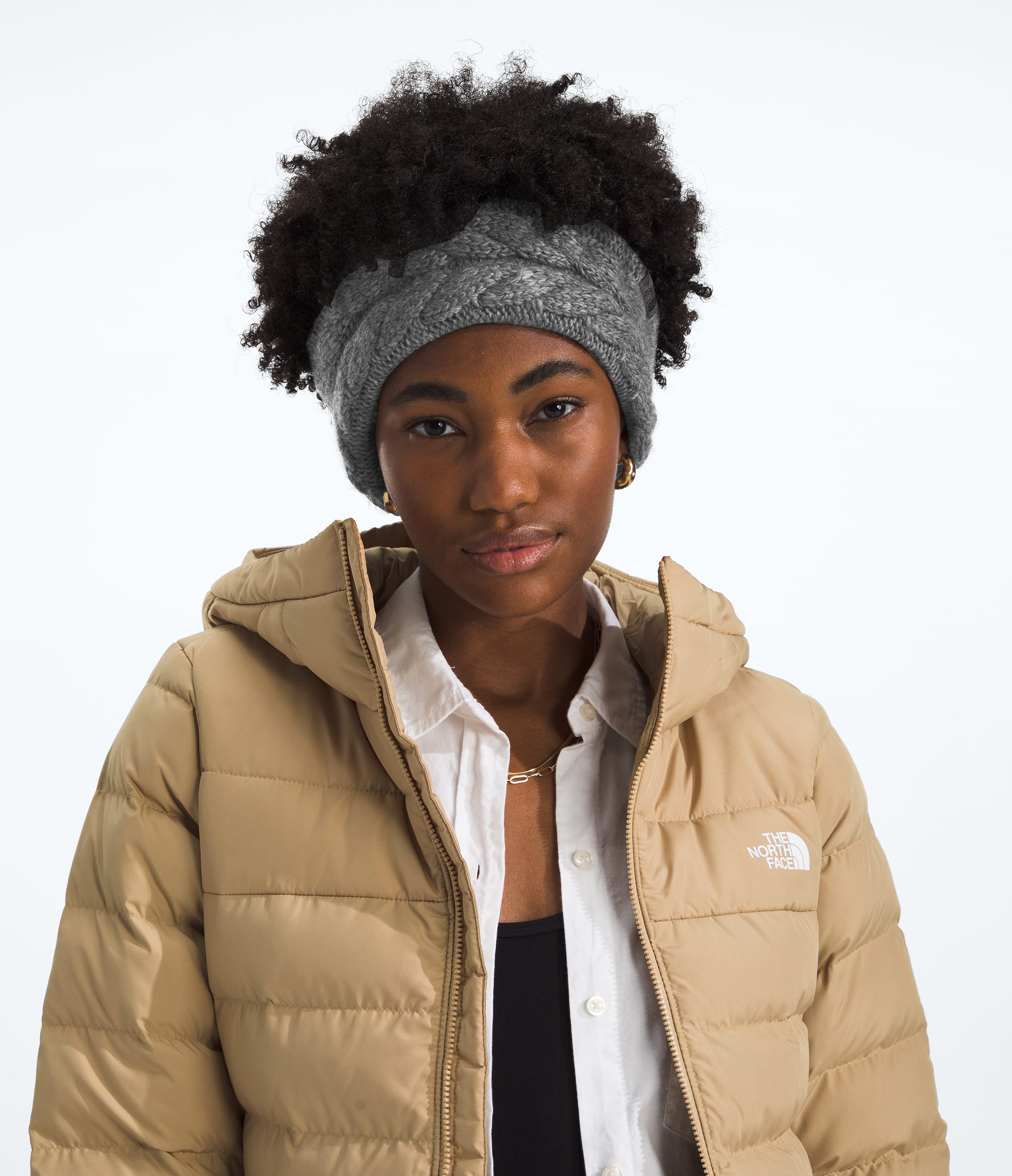 Womens Oh Mega Headband TNF MODELBACK