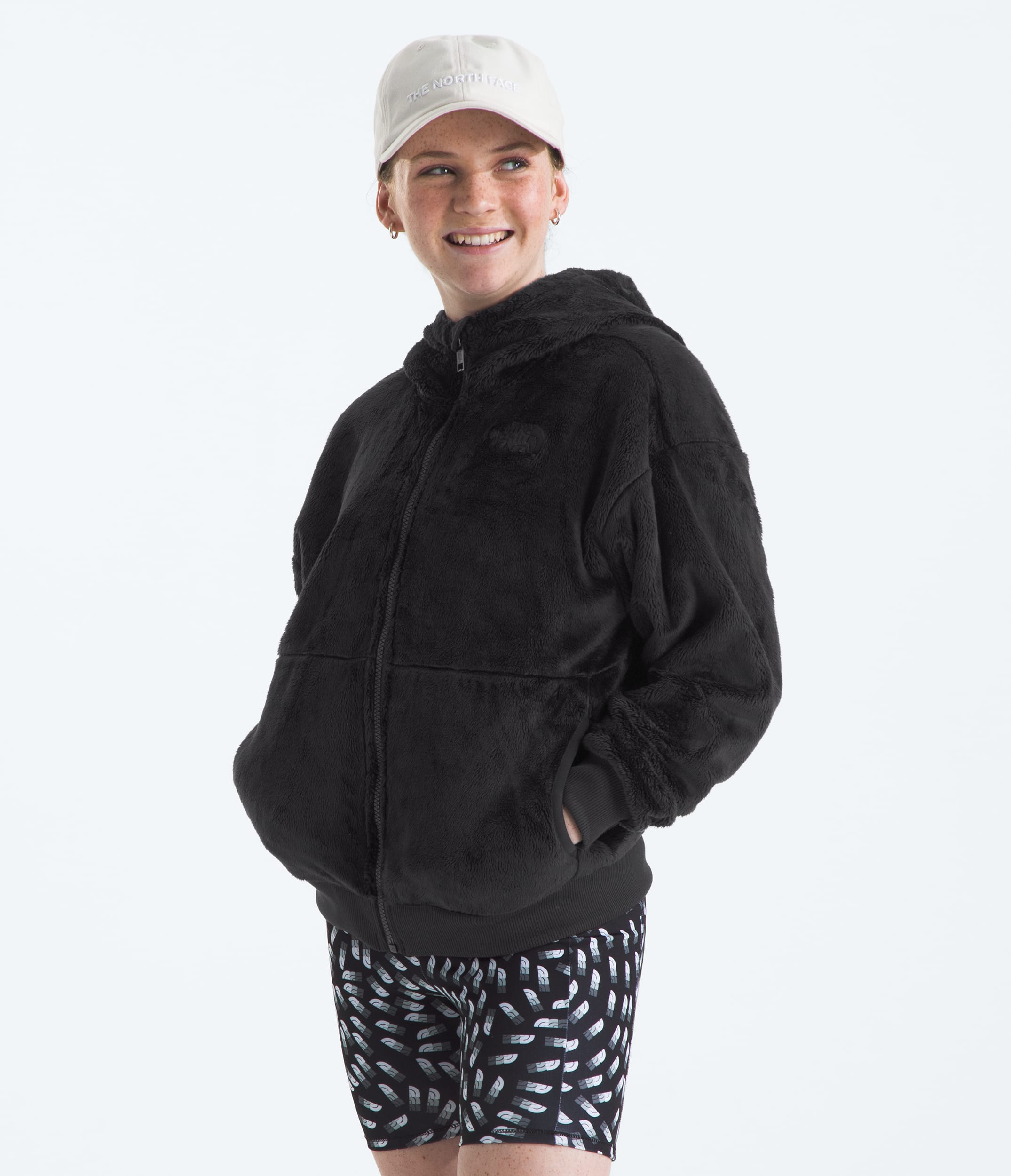 Girls Osito FullZip Hoodie TNF MODEL34
