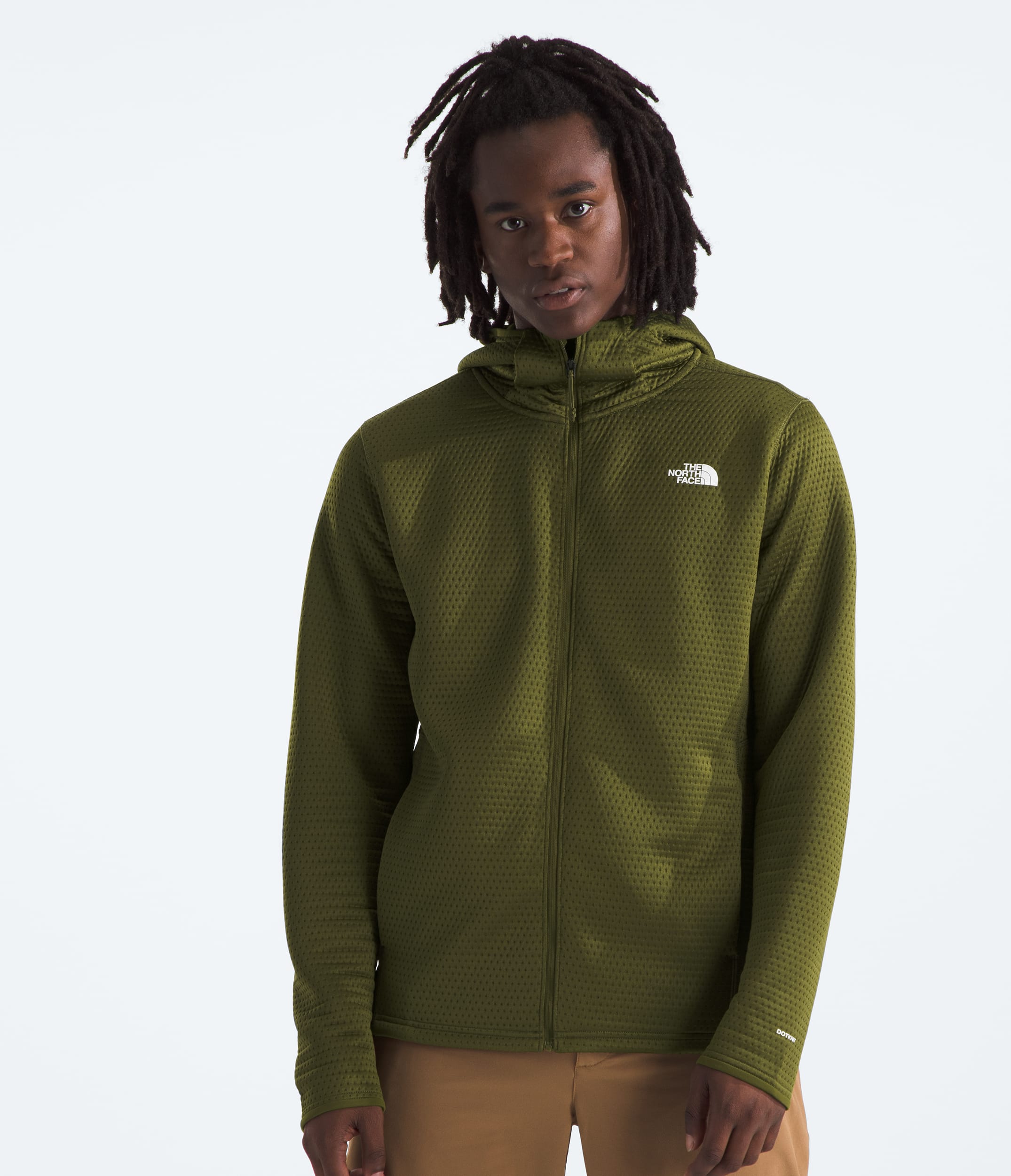 Chandail  capuche  fermeture clair intgrale DotKnit Thermal pour hommes TNF HERO