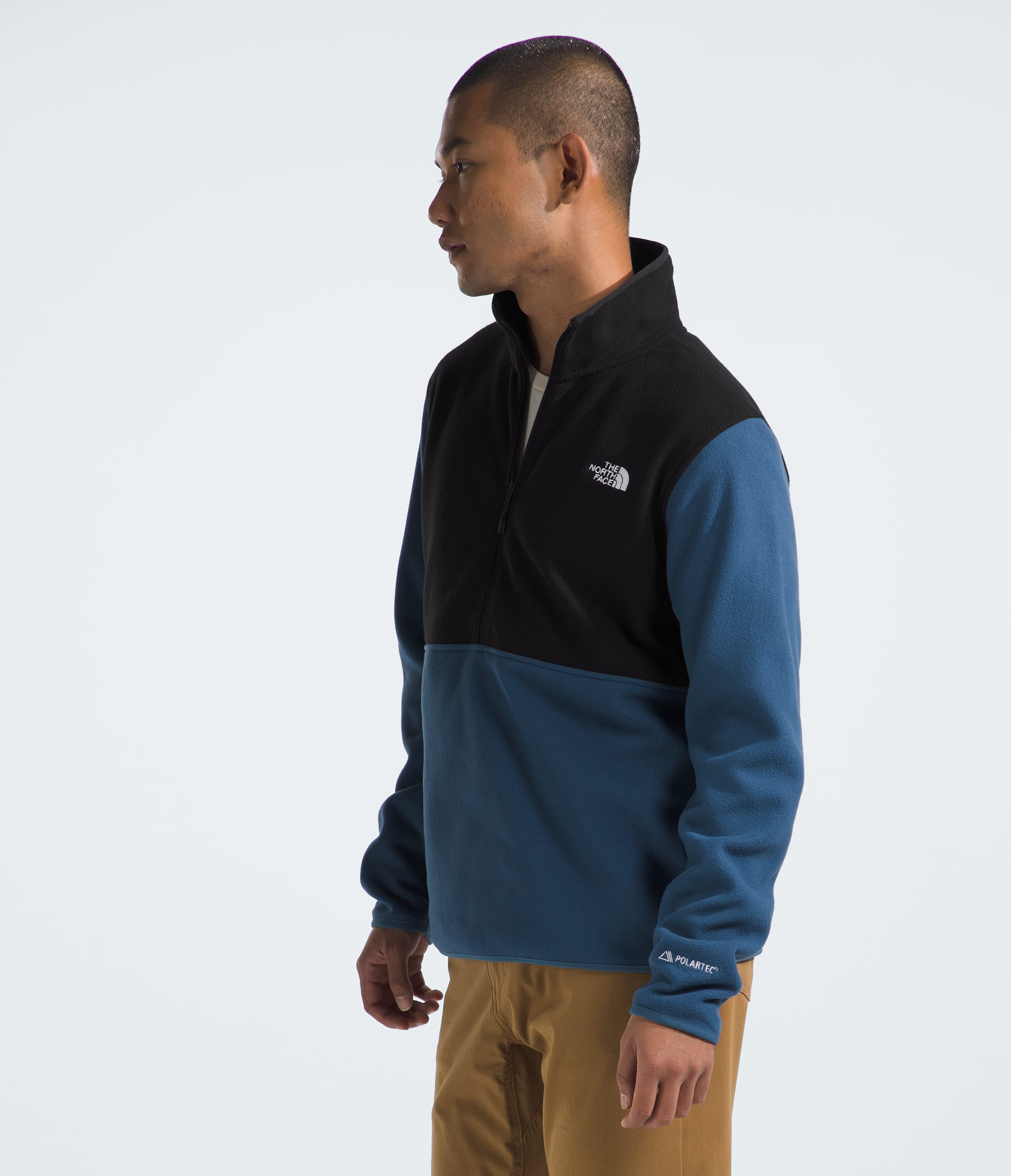 Mens Alpine Polartec 100 Zip Jacket TNF MODEL34