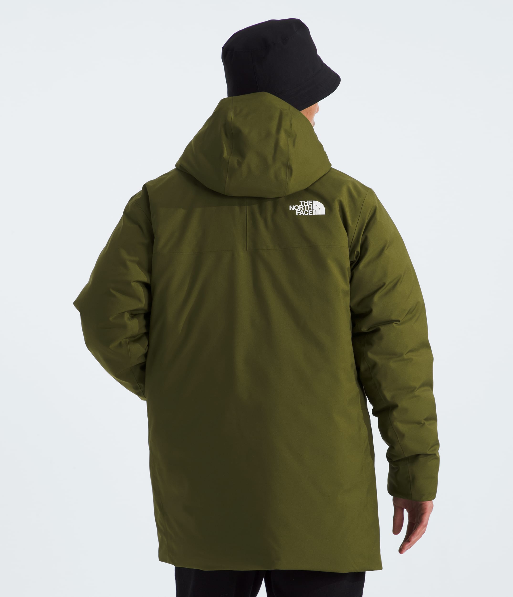 Parka en duvet MTN Range pour hommes TNF BACK