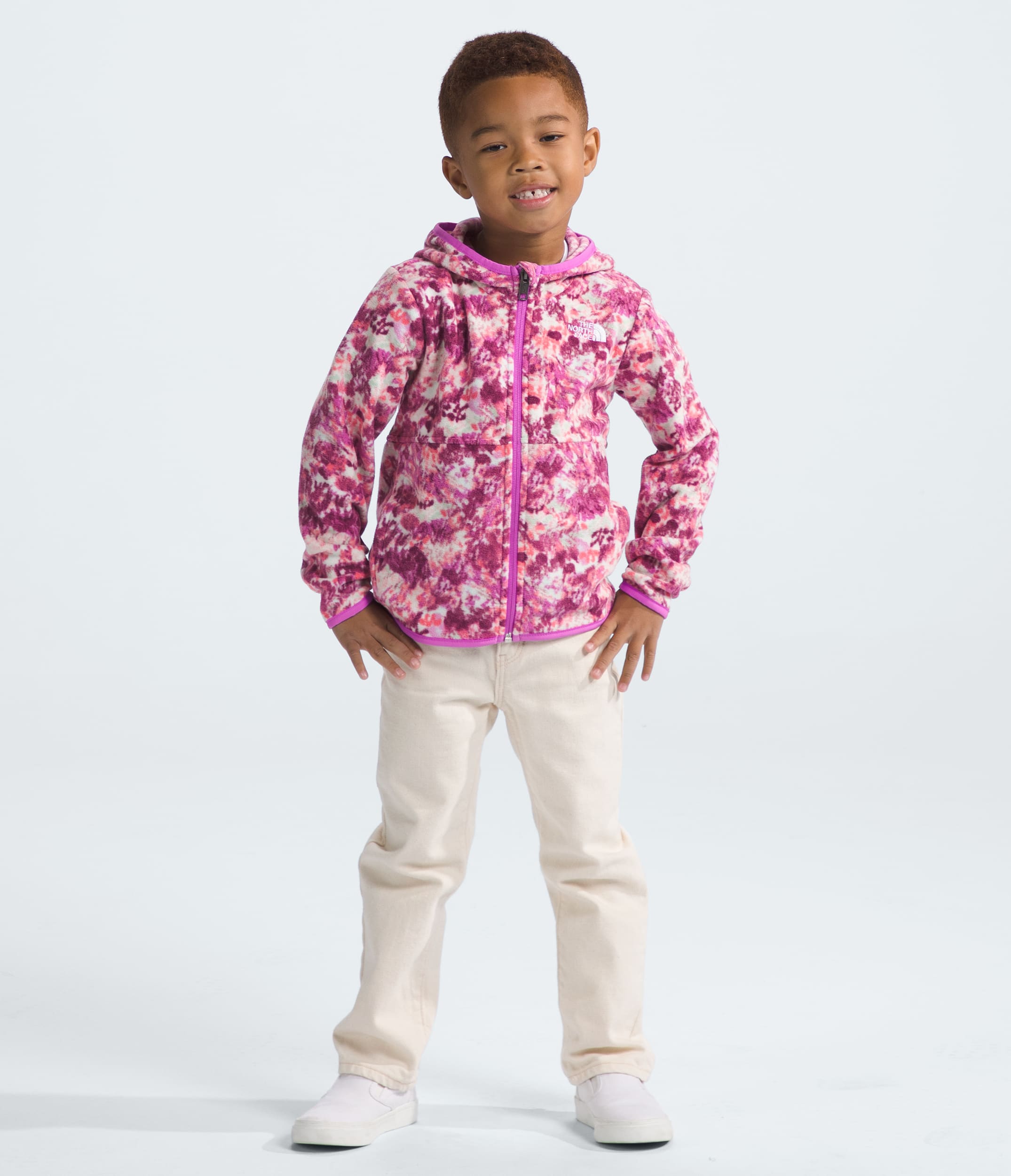 Kids Glacier FullZip Hoodie TNF HERO2