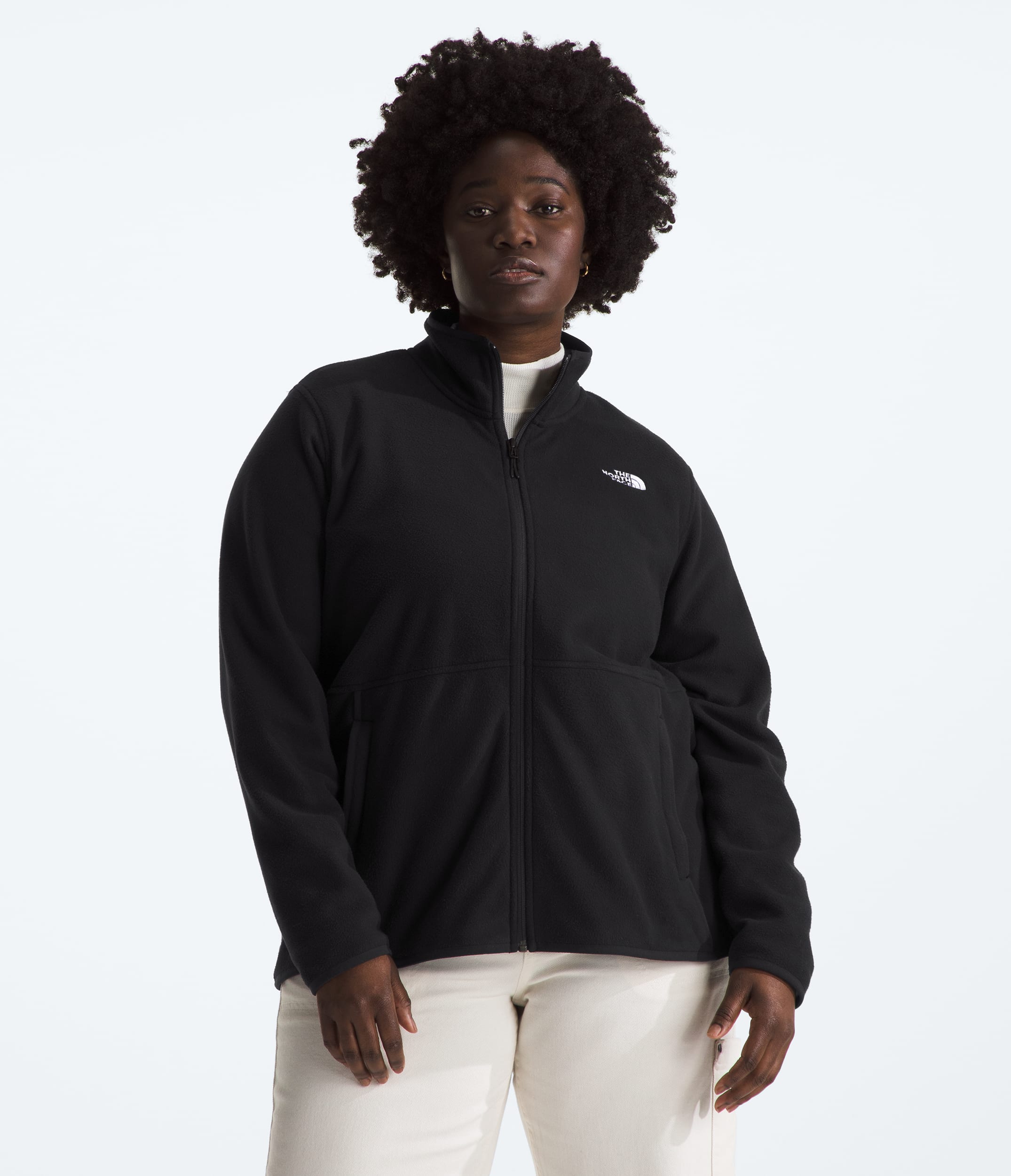 Womens Plus Glacier Fleece Jacket TNF HERO