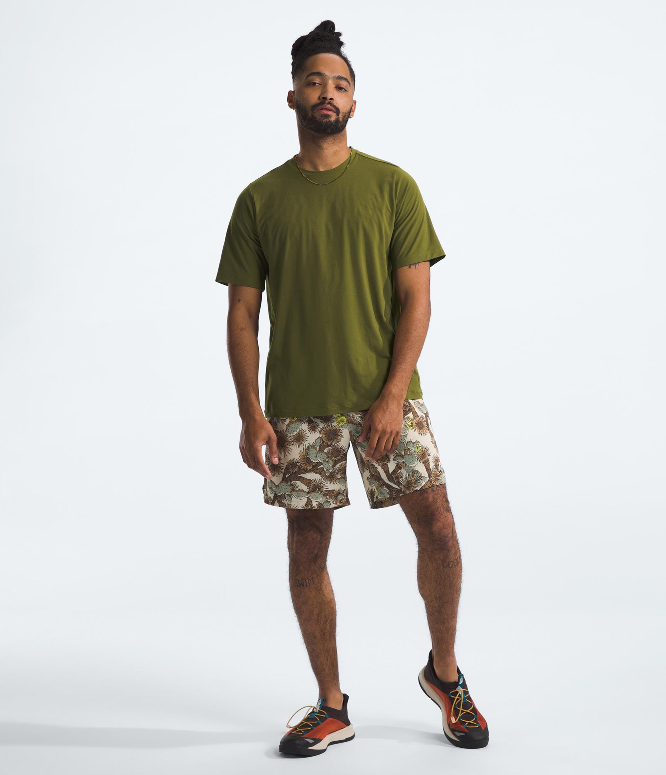 Mens Dune Sky ShortSleeve Crew TNF HERO2