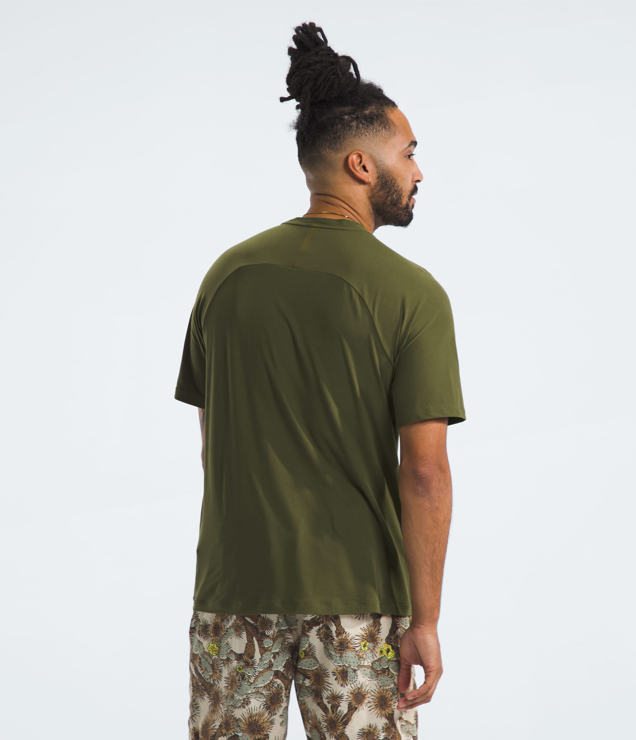 Mens Dune Sky ShortSleeve Crew TNF BACK