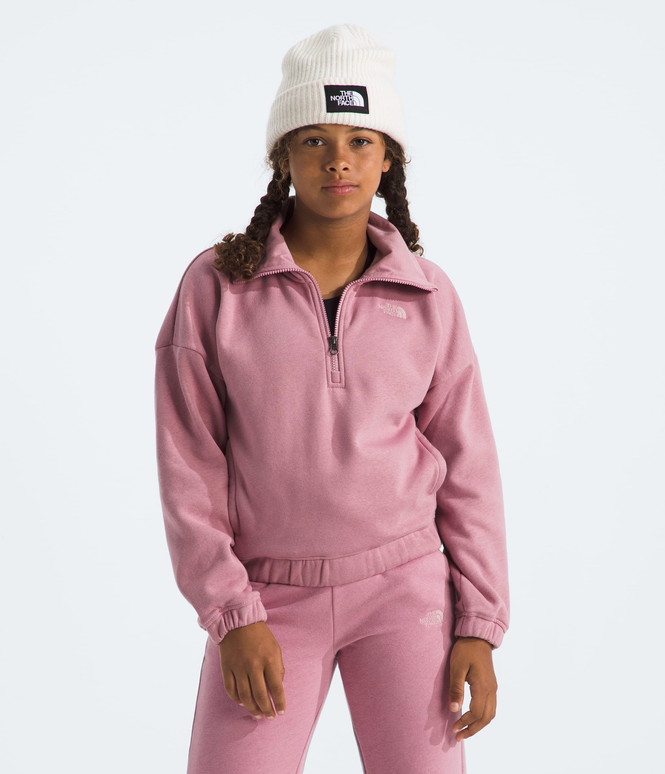 Girls Camp Fleece Zip TNF HERO
