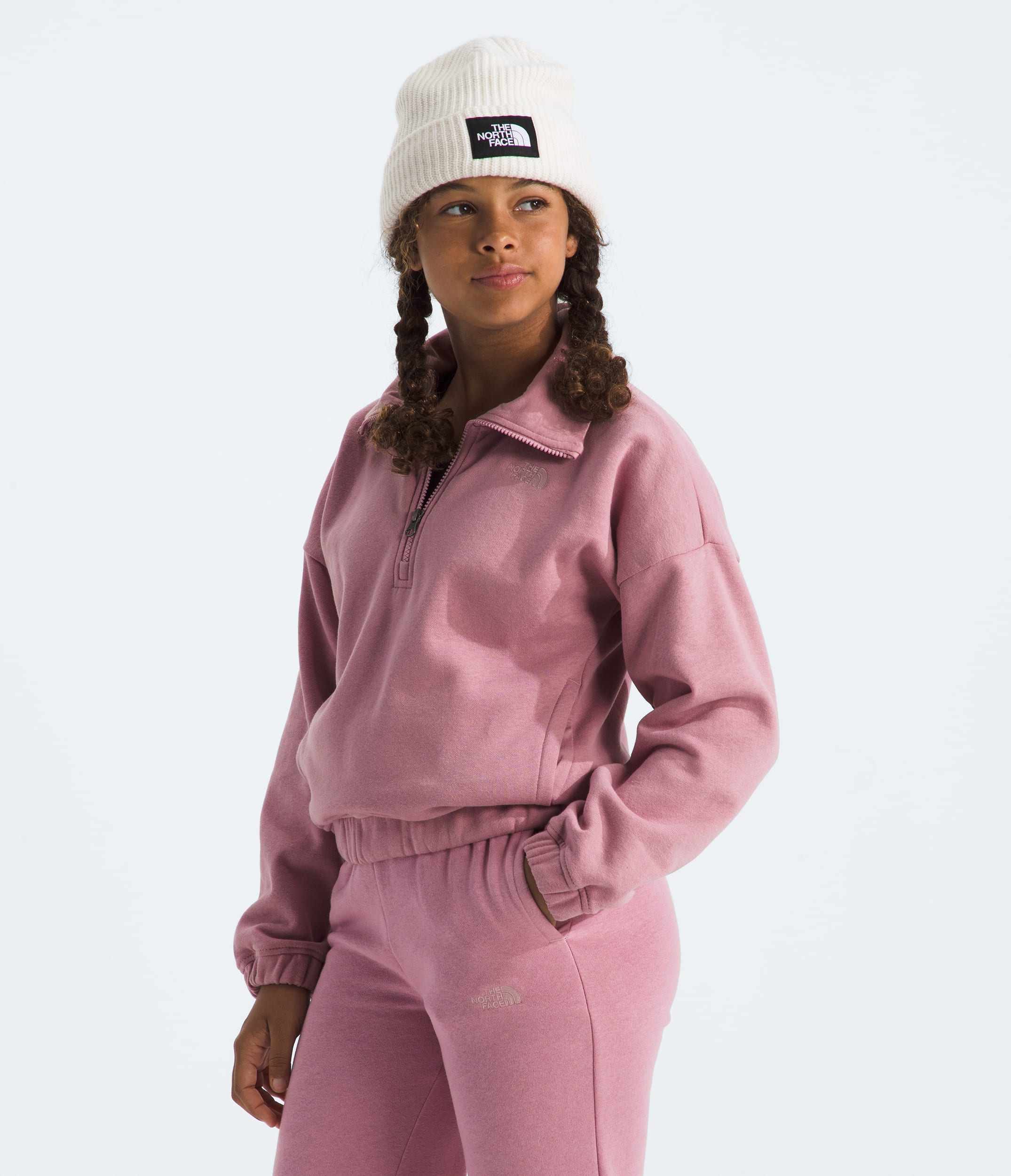 Girls Camp Fleece Zip TNF MODEL34