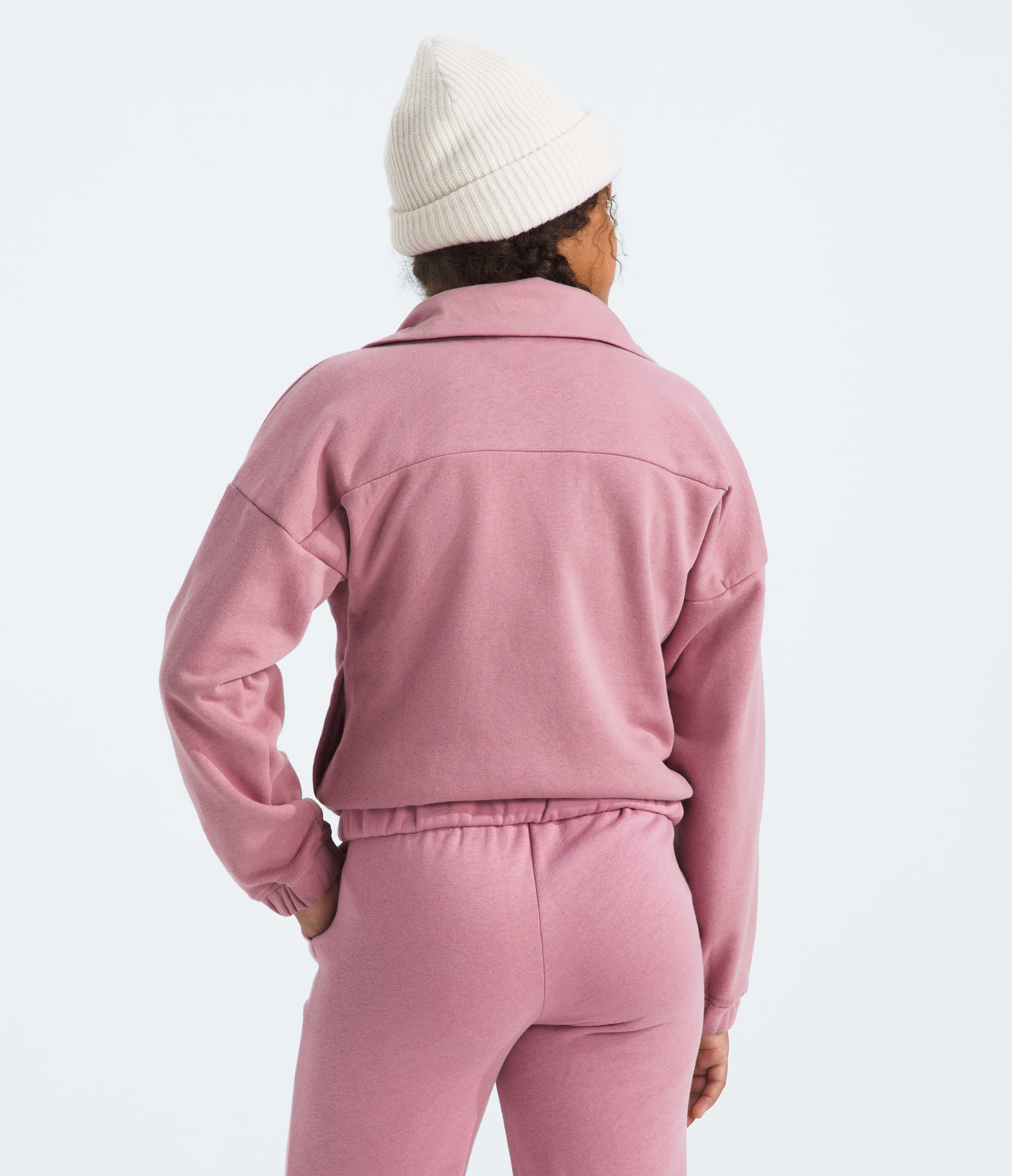 Girls Camp Fleece Zip TNF BACK