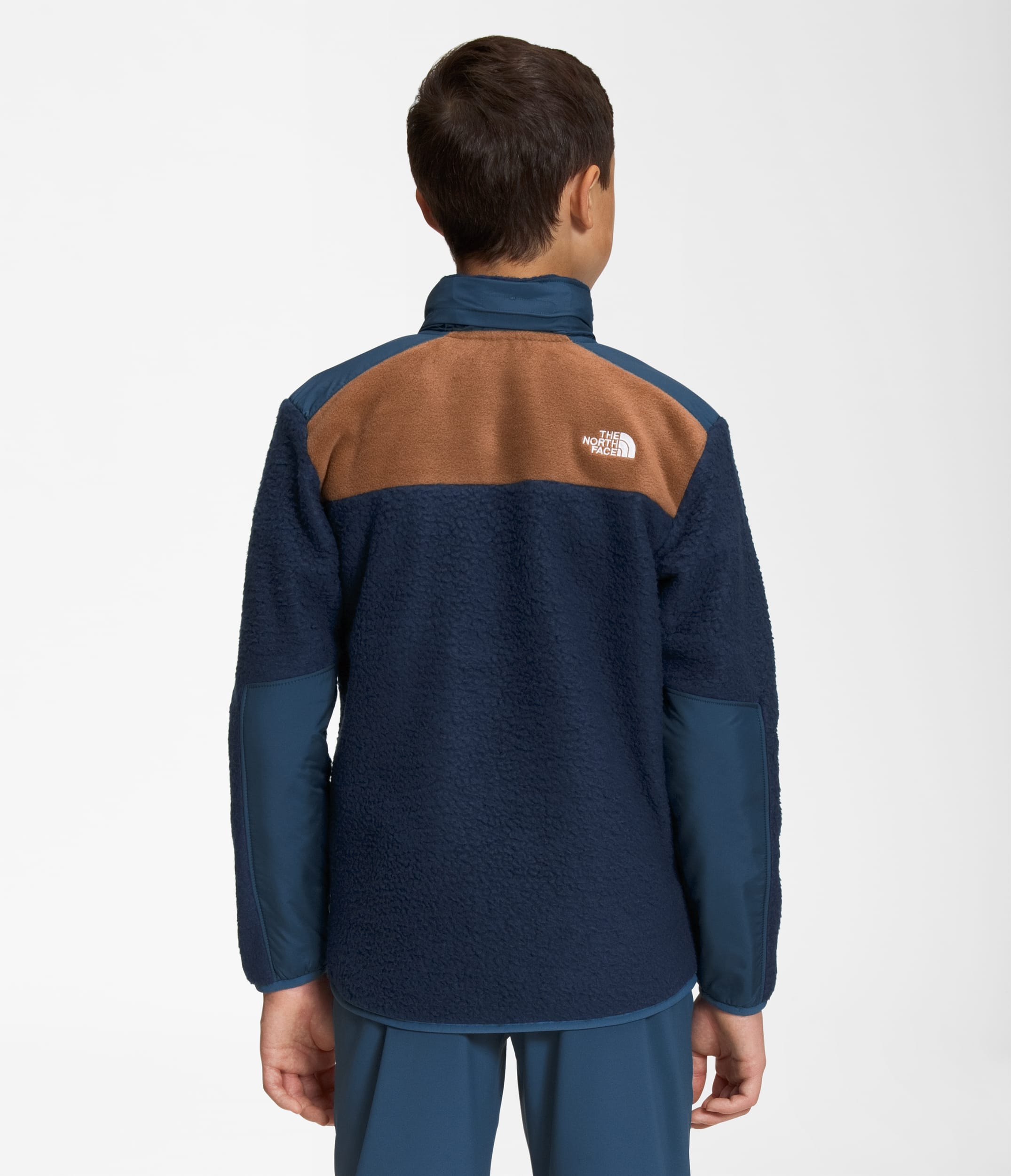 Boys Forrest Fleece Mashup Jacket TNF BACK
