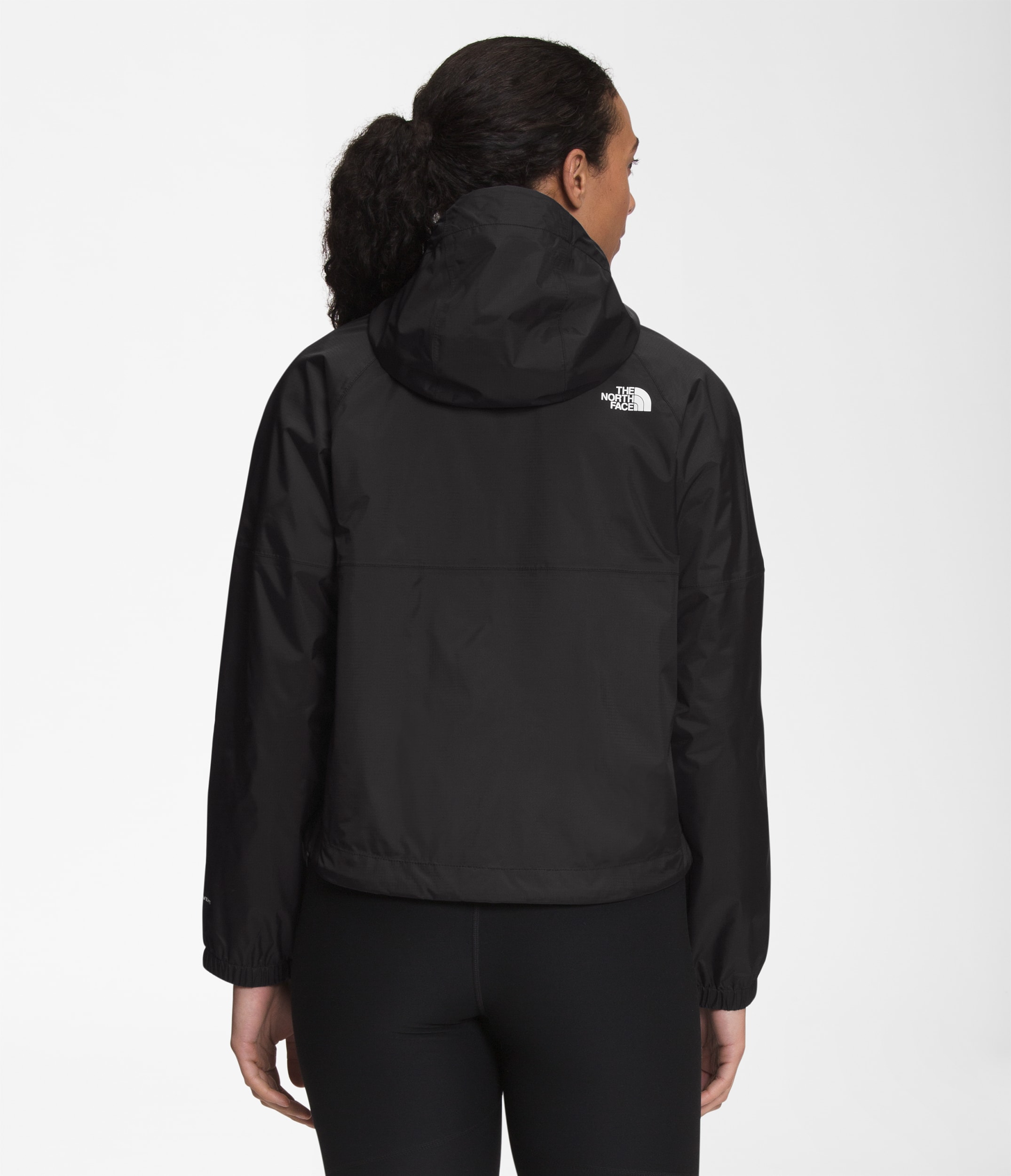 Womens Antora Rain Hoodie TNF BACK