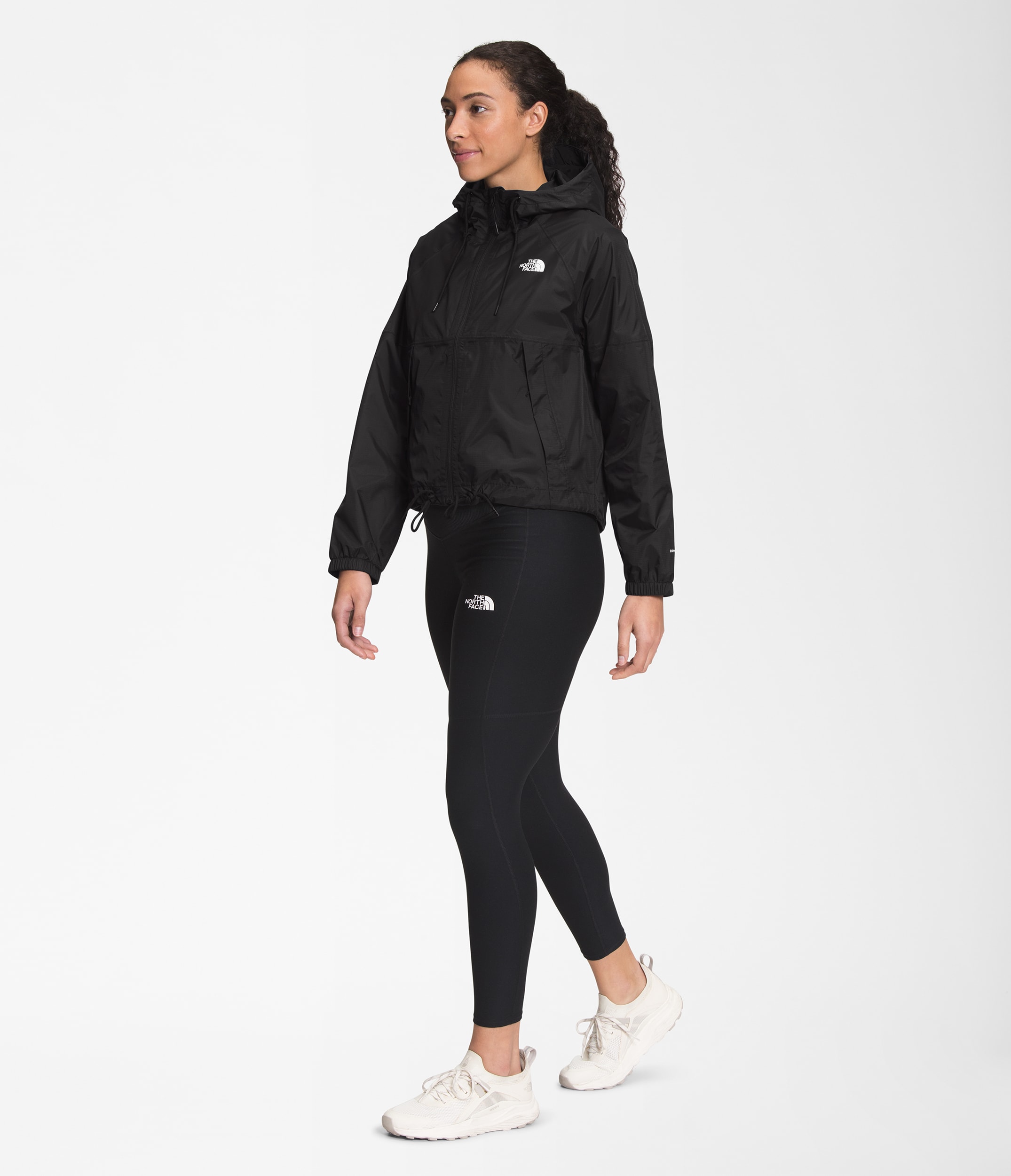 Womens Antora Rain Hoodie TNF MODEL34