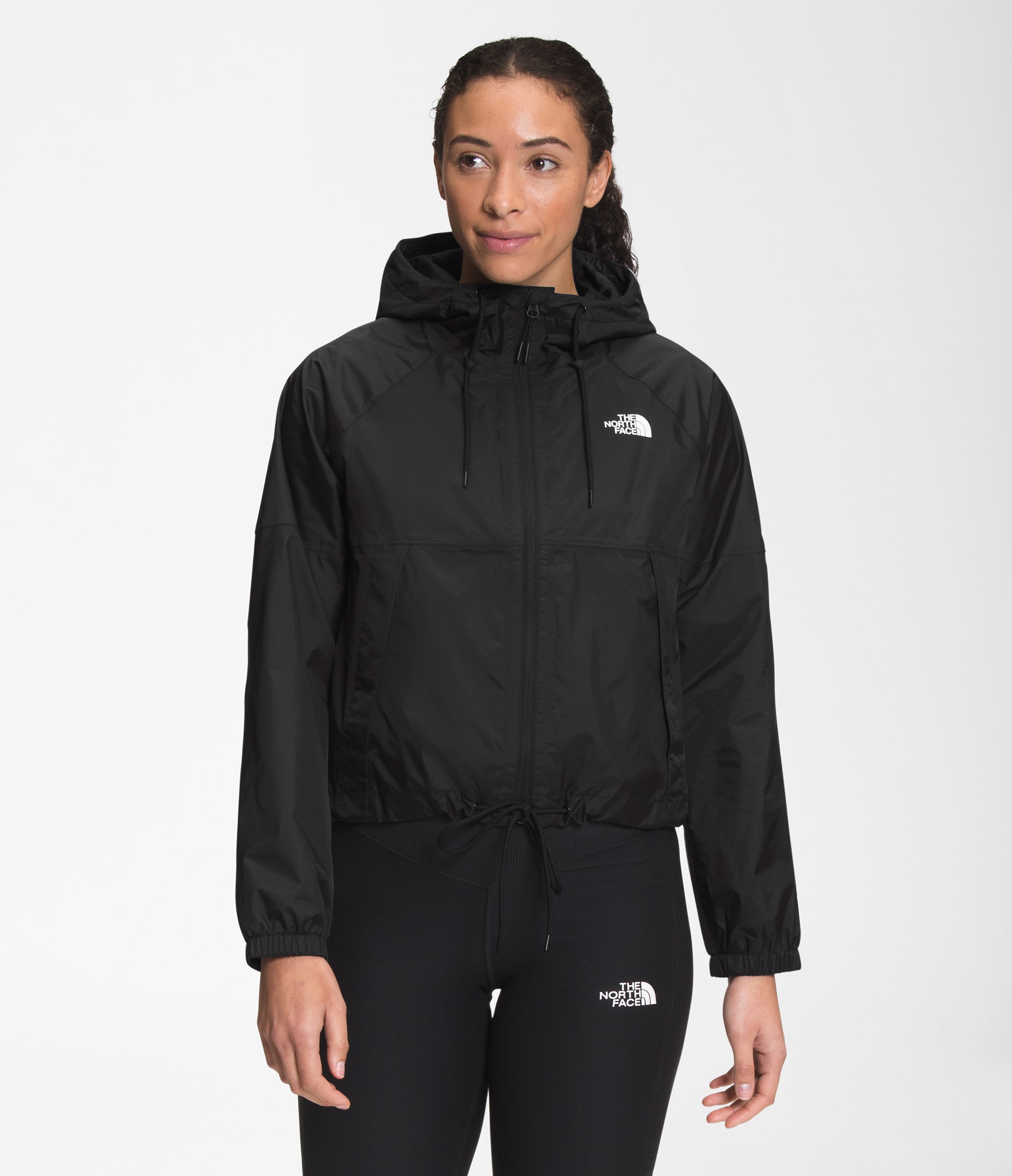 Womens Antora Rain Hoodie TNF ALT1