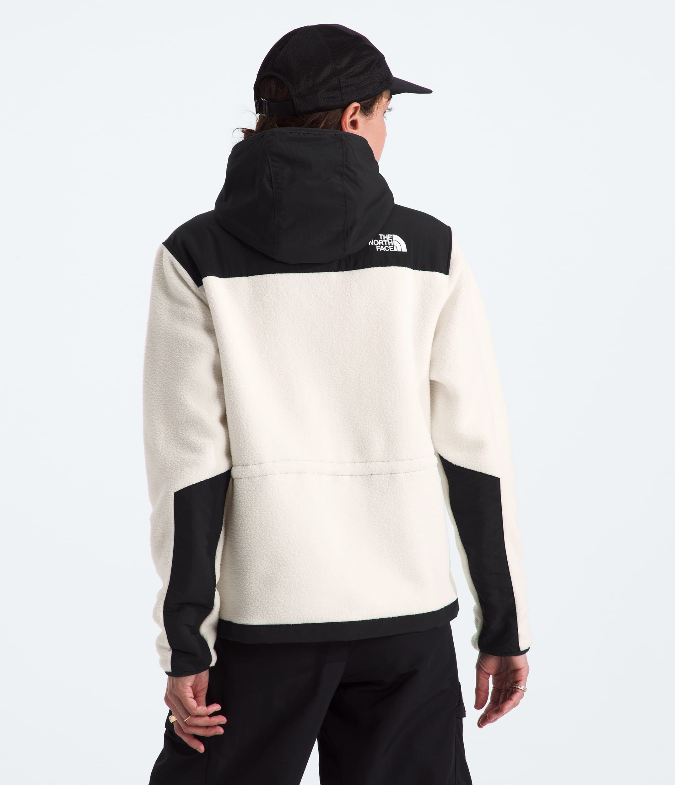 Womens Retro Denali Hoodie TNF BACK