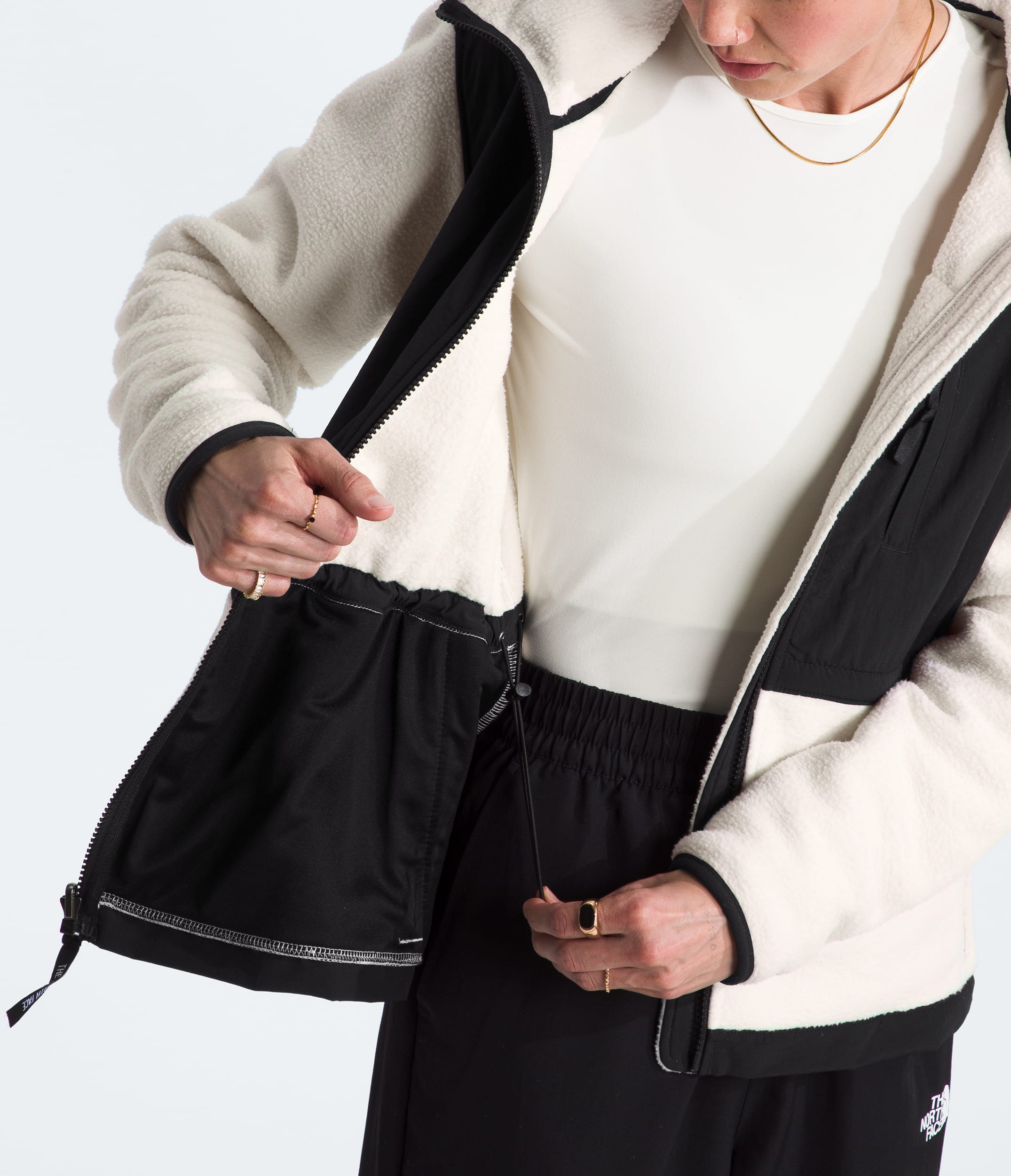 Womens Retro Denali Hoodie TNF ALT1