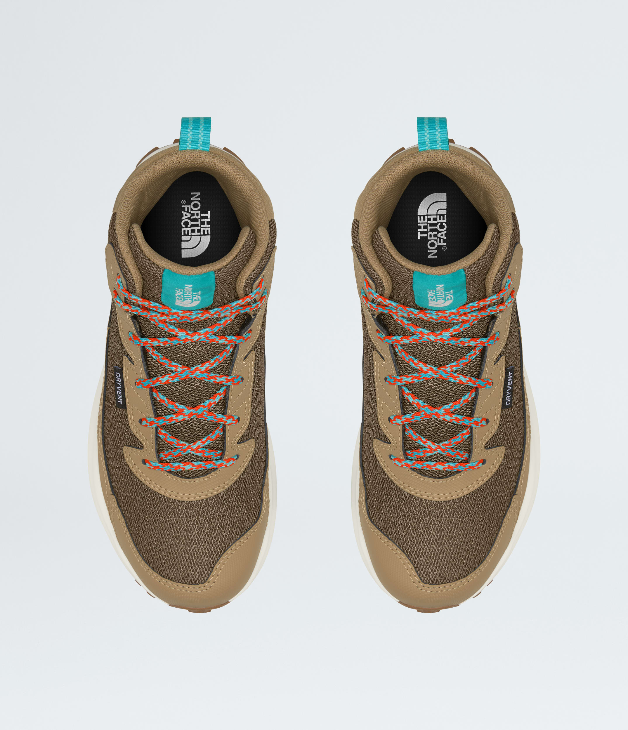 Youth Fastpack Hiker Mid Waterproof Boots TNF DETAILINSTEP