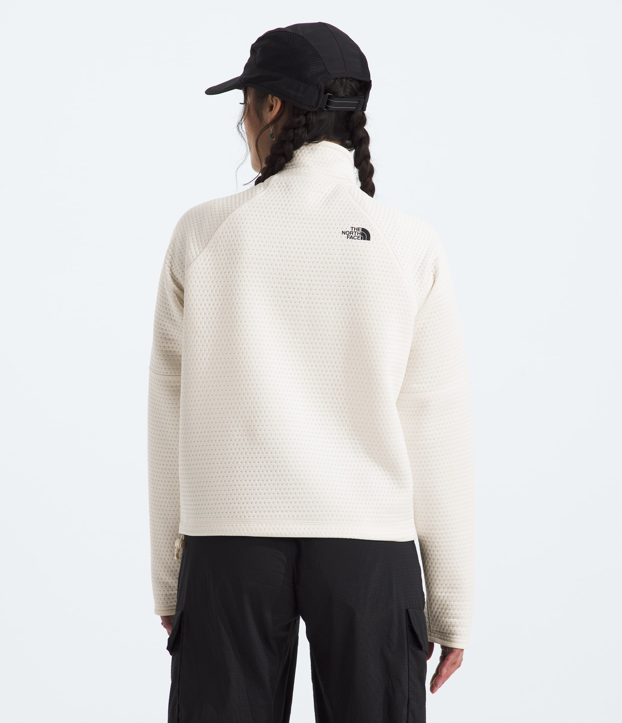 Womens DOTKNIT Thermal Zip TNF BACK
