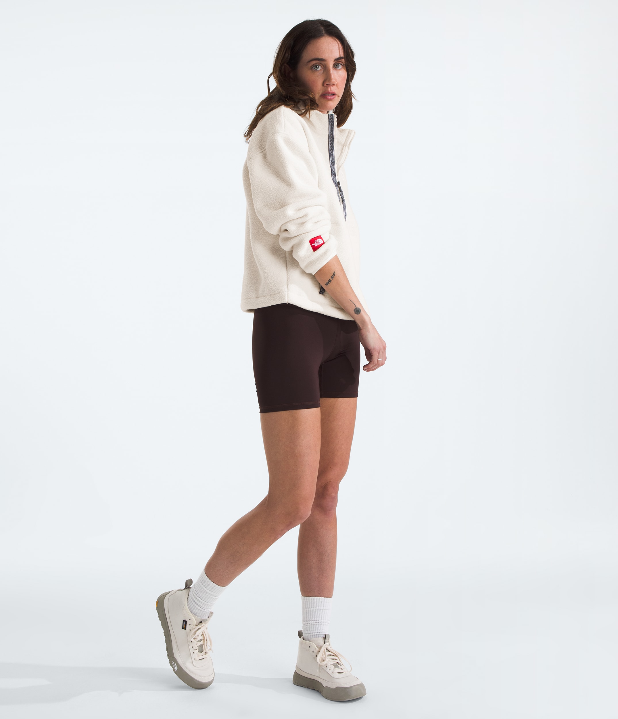 Womens TNF Fleeski Zip Pullover TNF HERO2