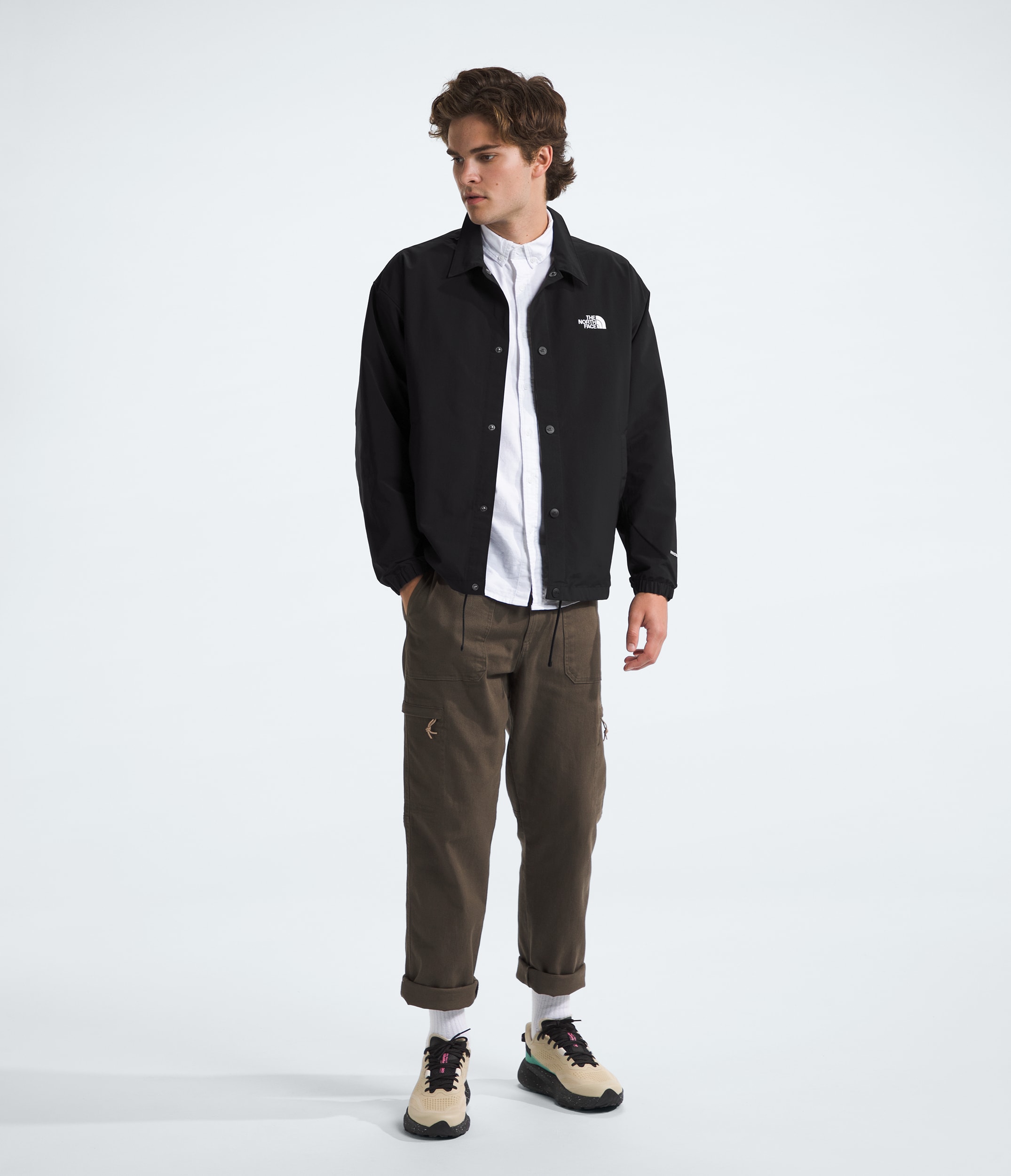 Mens TNF Easy Wind Coaches Jacket TNF HERO2