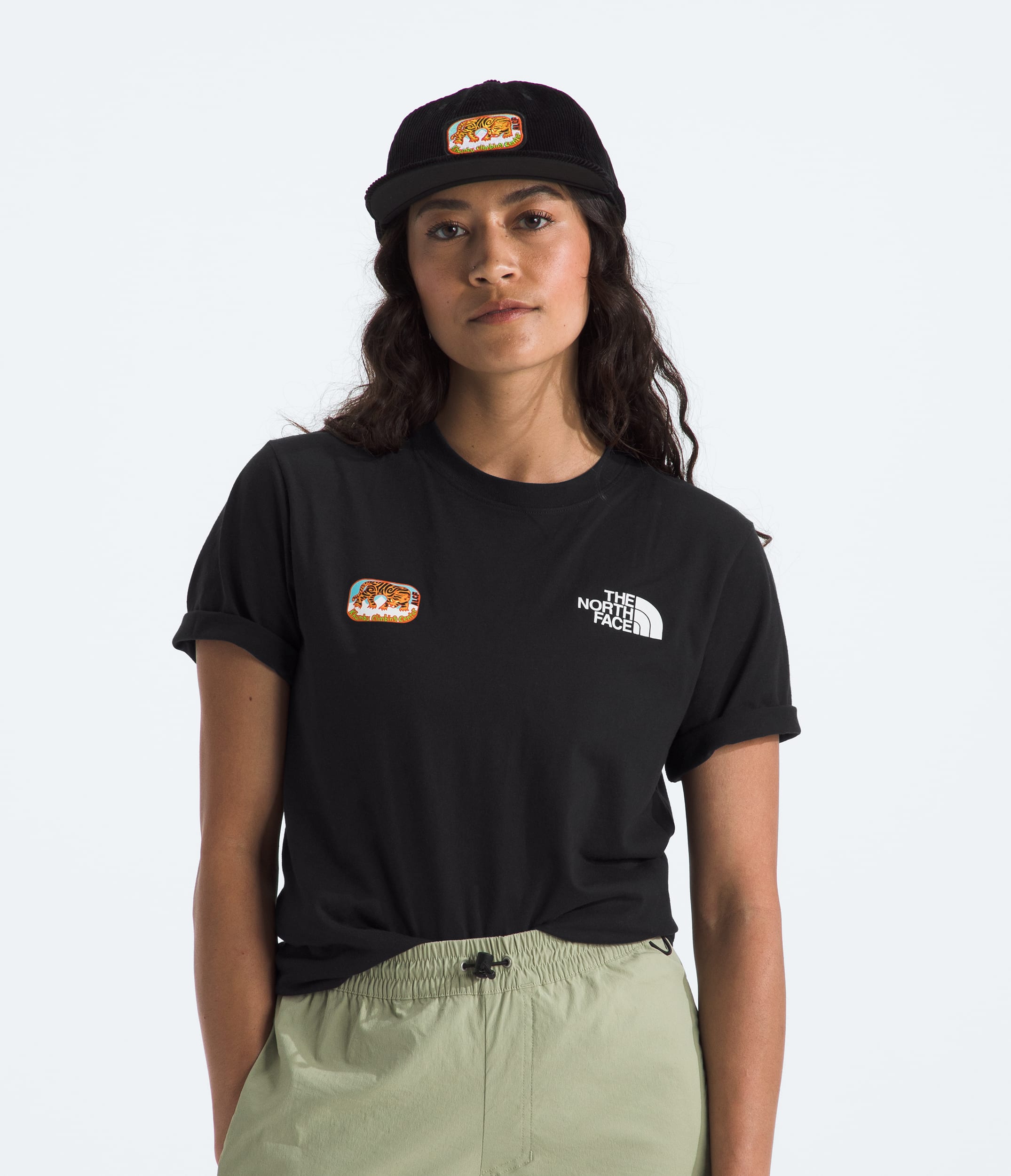 Womens ShortSleeve Climb Tee TNF BACK