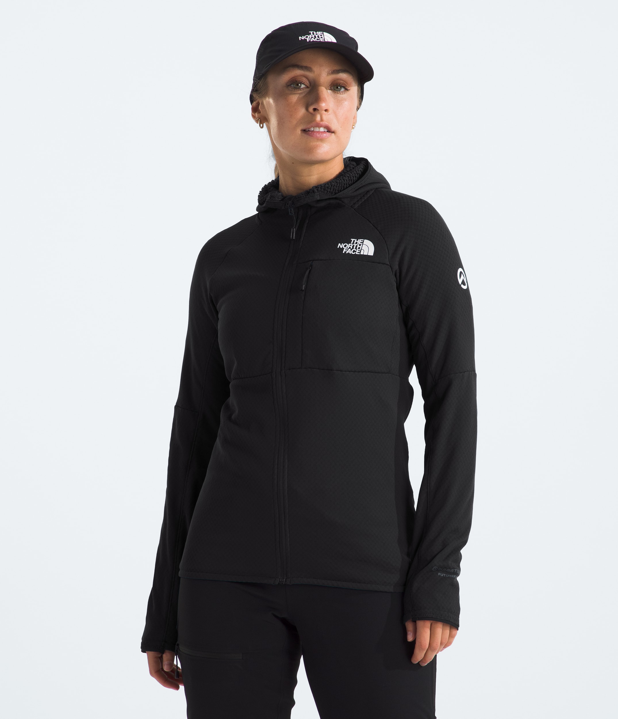 Womens Summit Series FUTUREFLEECE FullZip Hoodie TNF Main