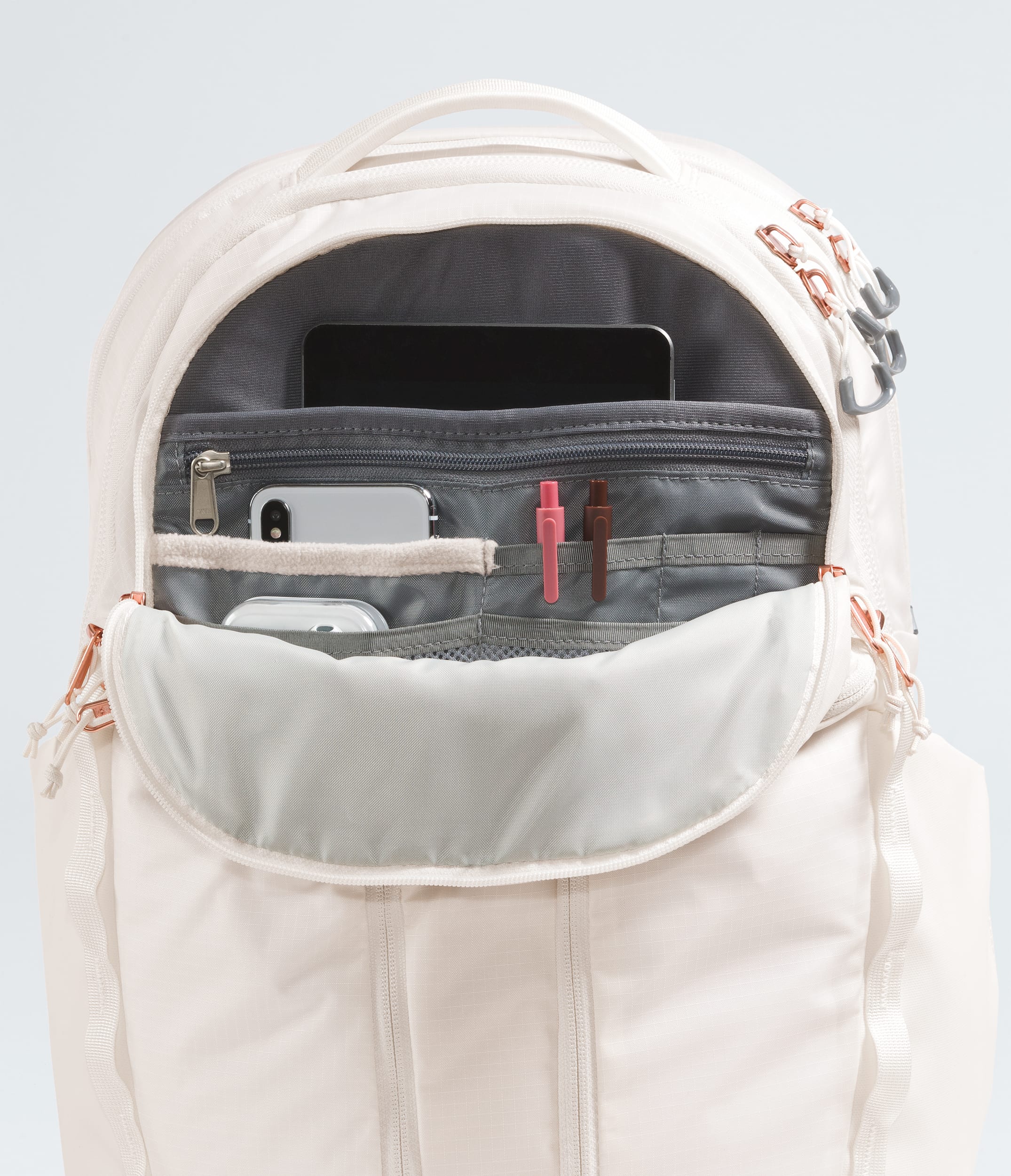 Womens Surge Luxe Backpack TNF DETAIL1