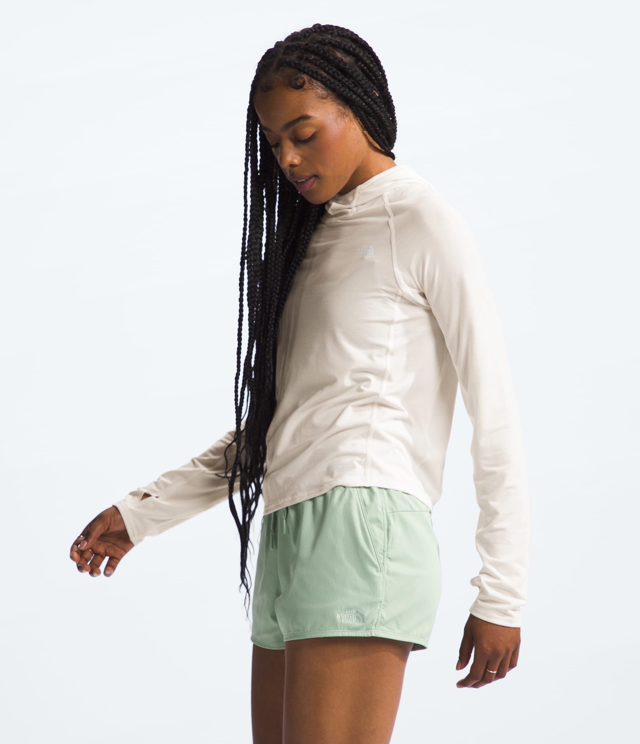 Womens Adventure Sun Hoodie TNF MODEL34