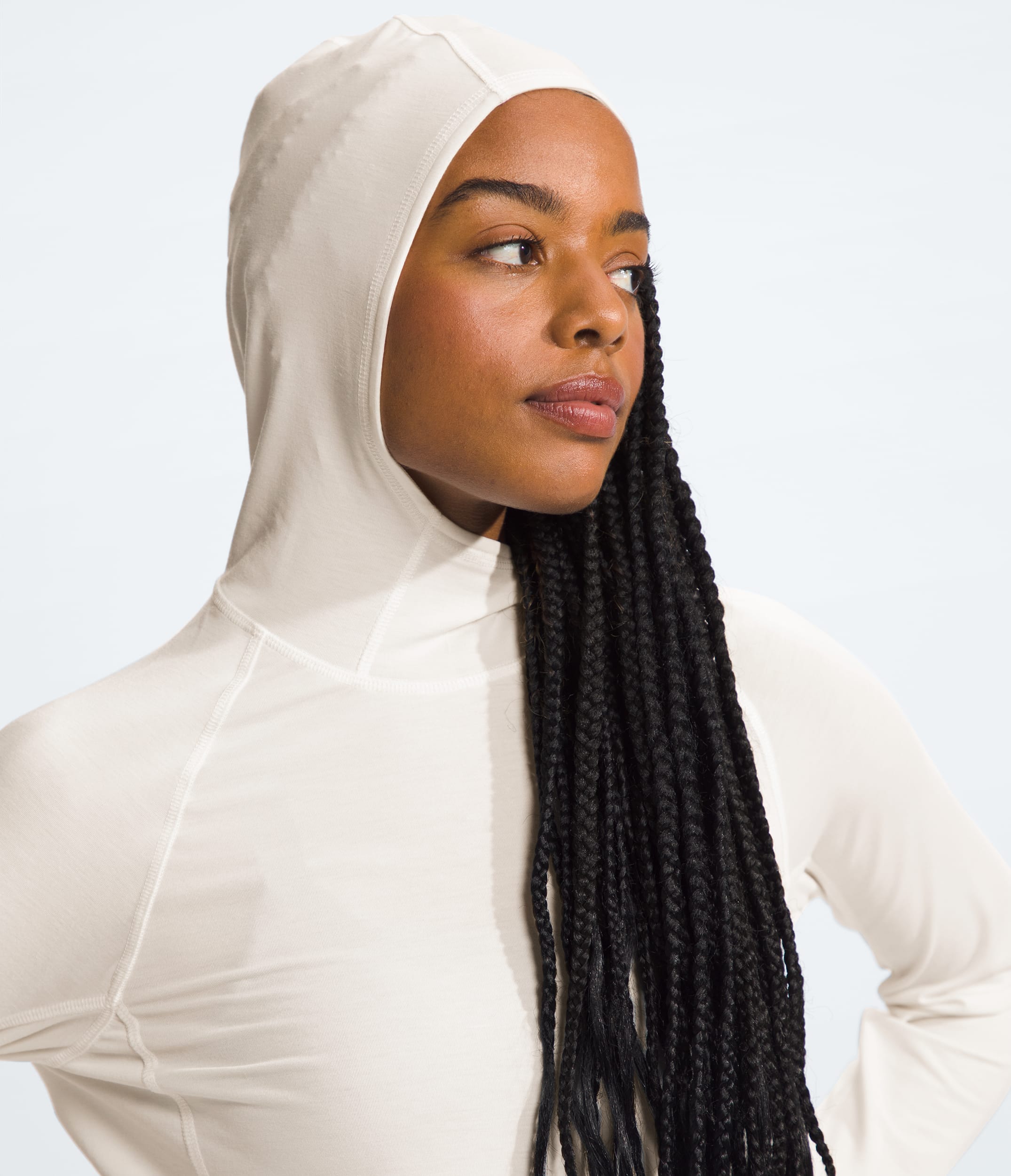 Womens Adventure Sun Hoodie TNF MODELALT5