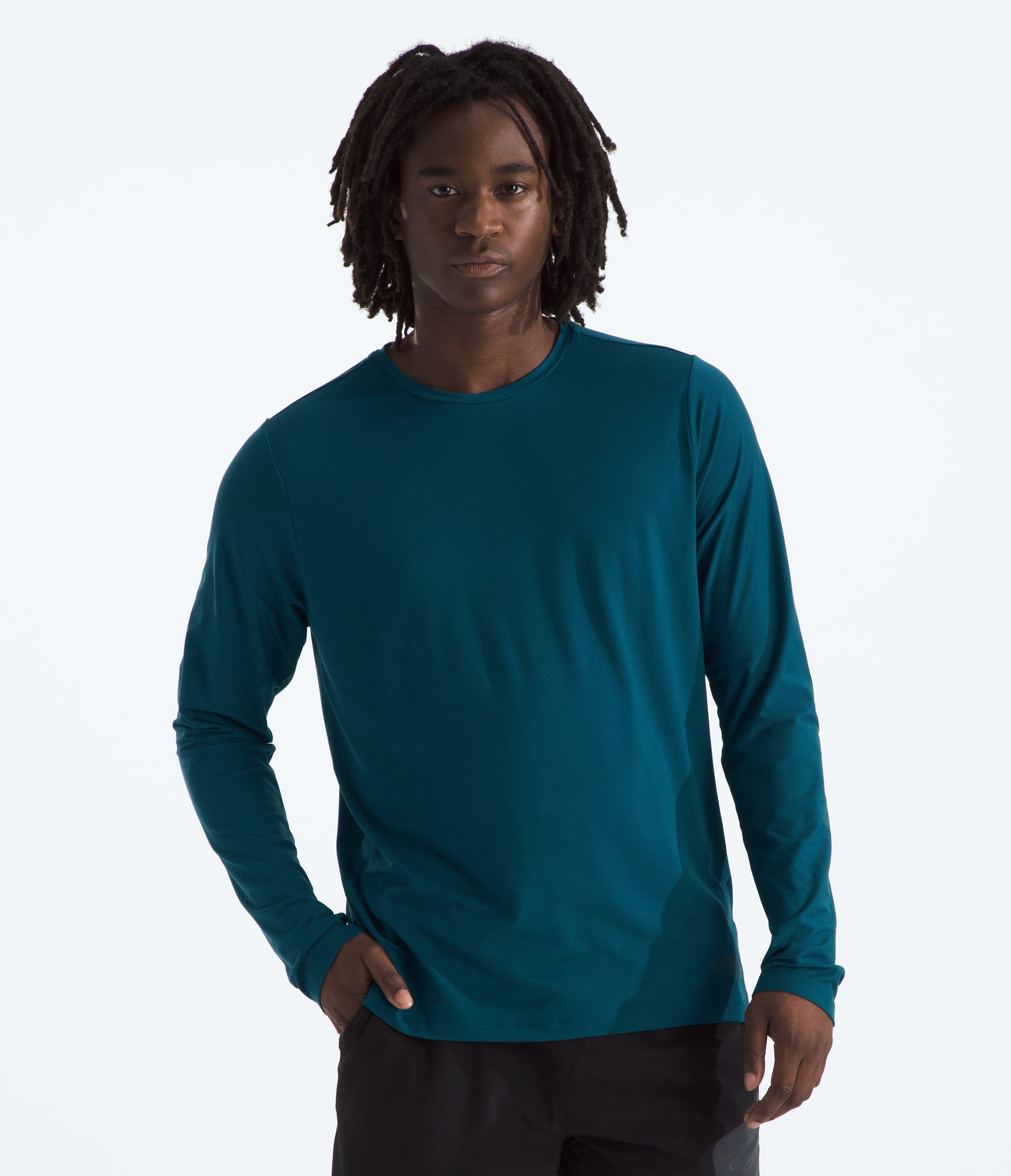 Mens Dune Sky LongSleeve Crew TNF Main