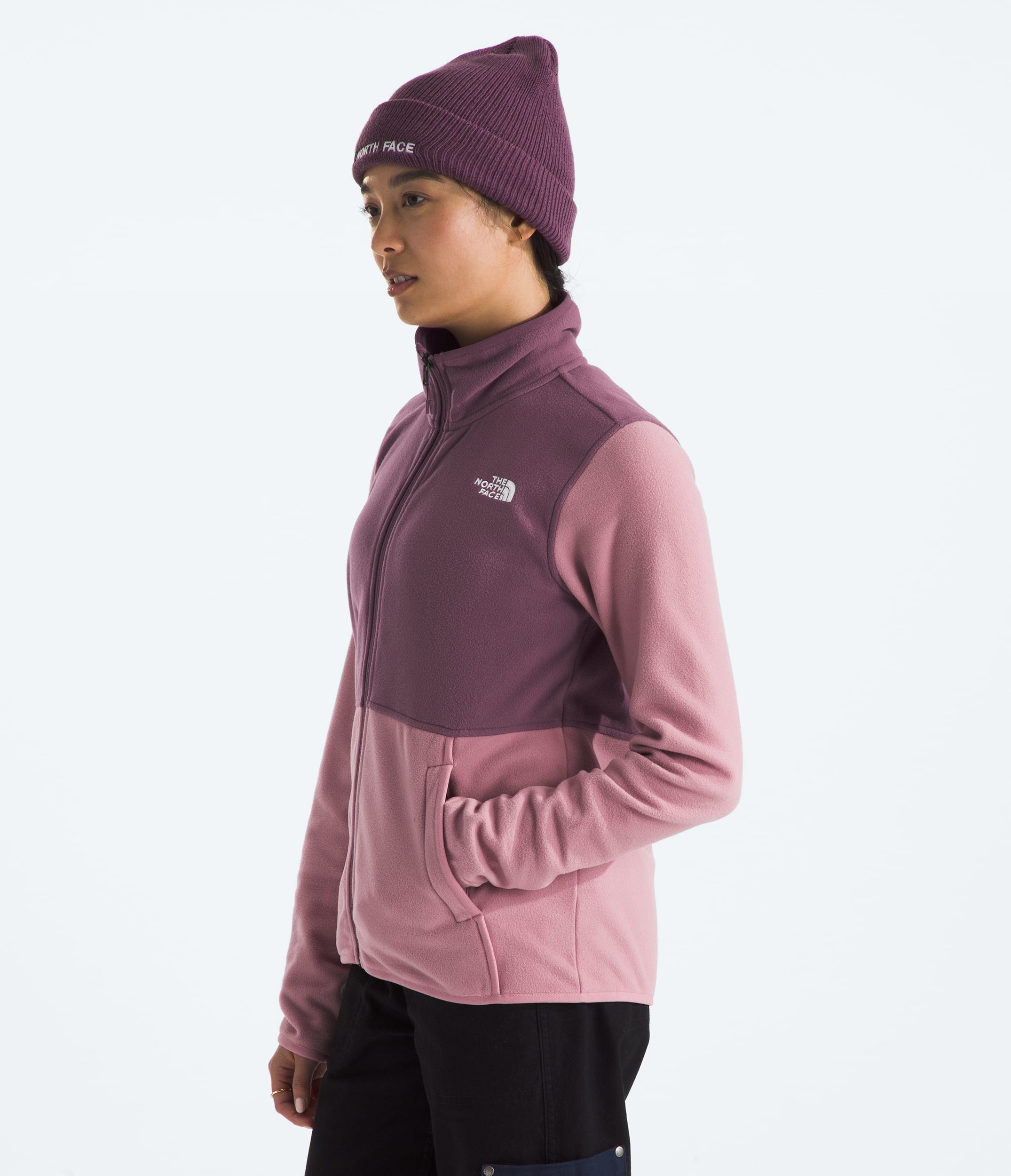 Womens Glacier Fleece Jacket TNF MODEL34
