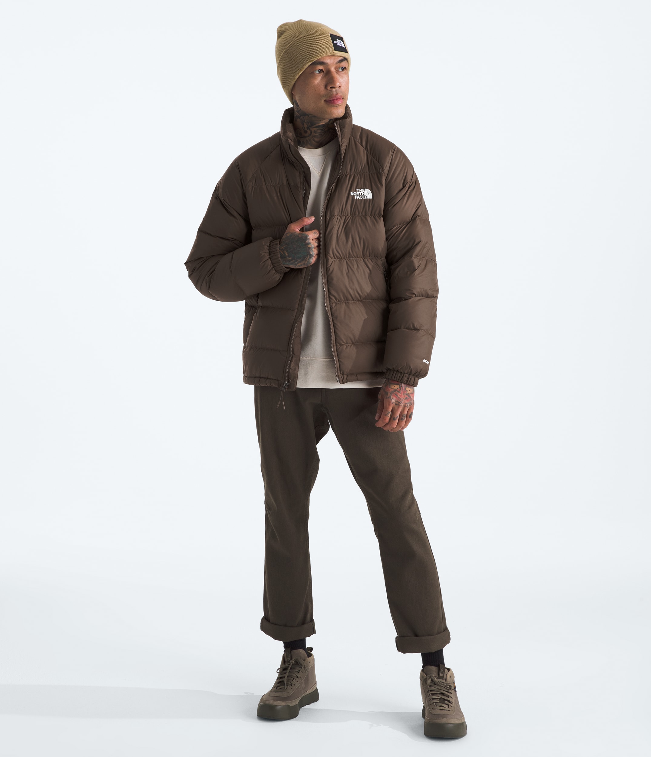 Mens Hydrenalite Down Jacket TNF Smokey Brown HERO2