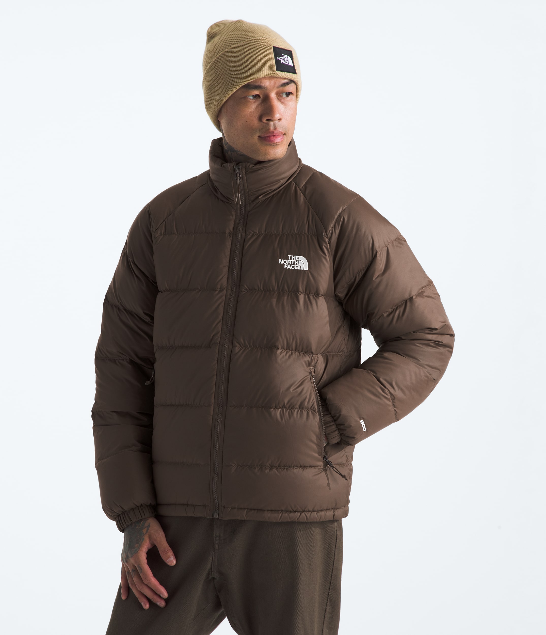Mens Hydrenalite Down Jacket TNF Smokey Brown MODEL34