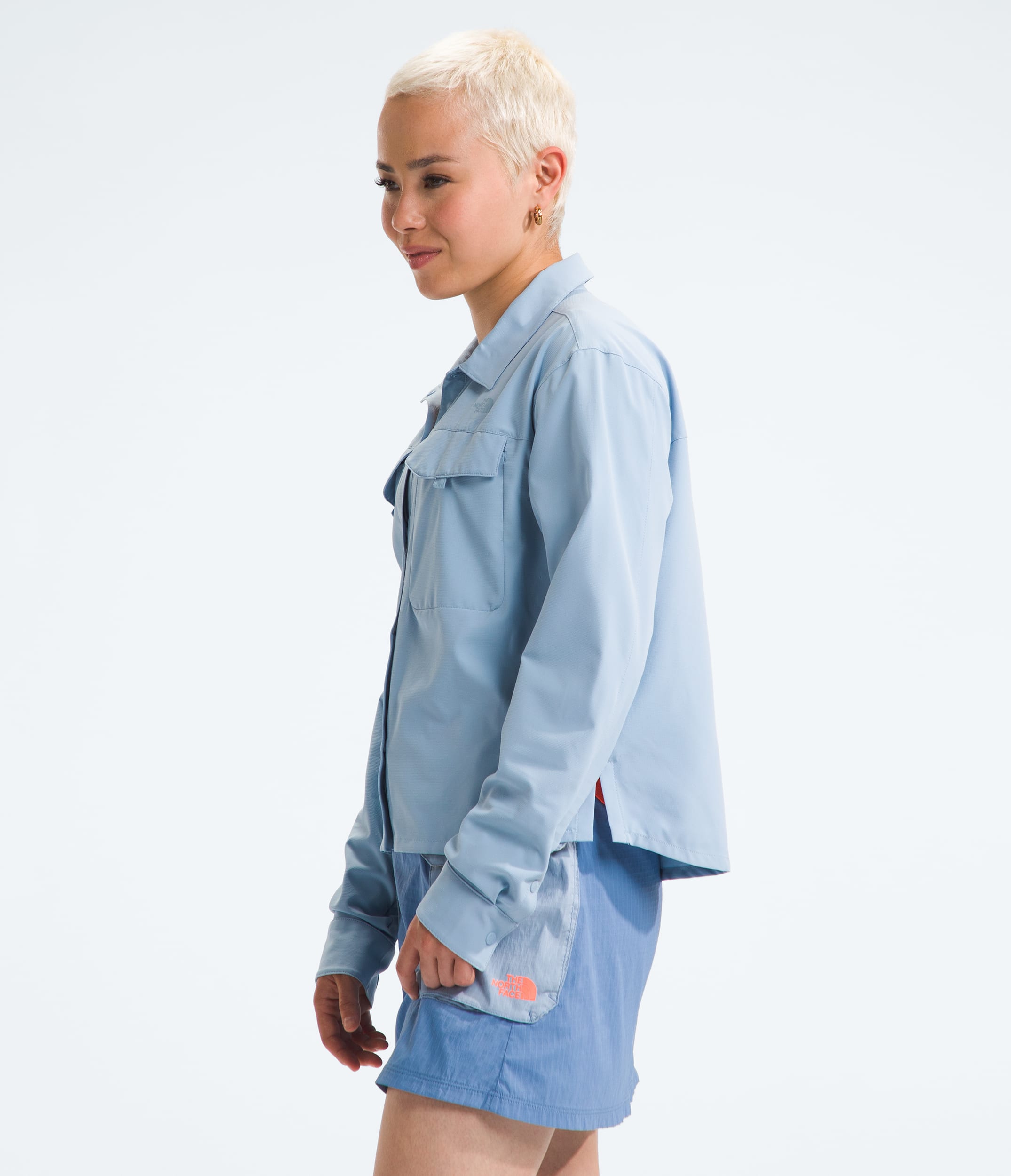 Womens First Trail UPF LongSleeve Shirt TNF MODEL34