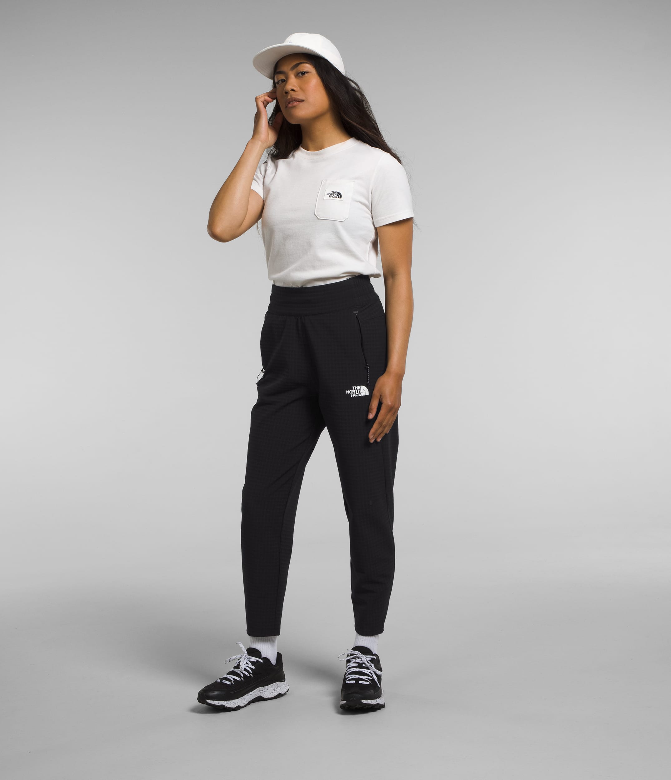 Womens Tekware Grid Fleece Pants TNF MODEL34