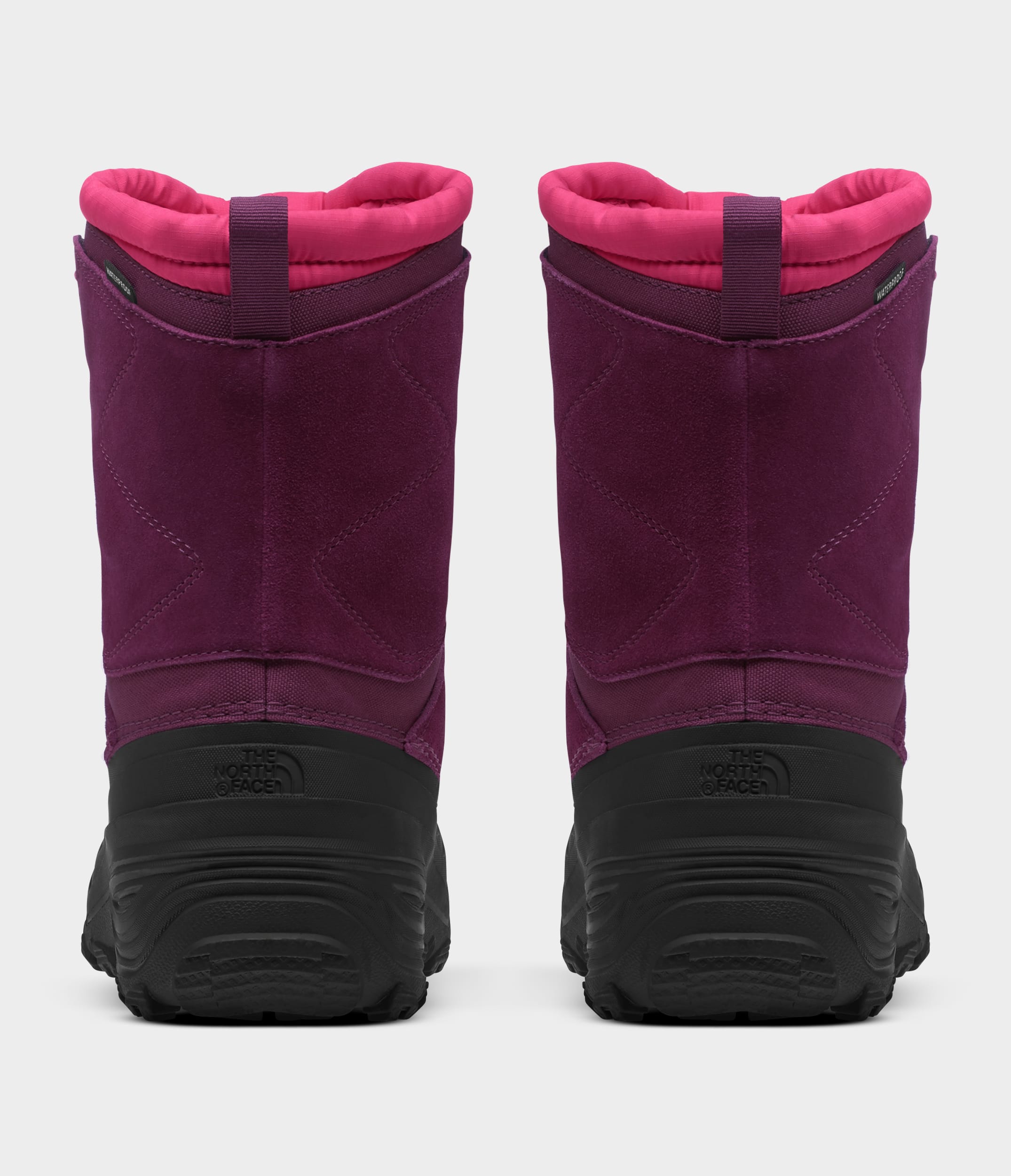 Bottes impermables Alpenglow V pour jeunes TNF BACK