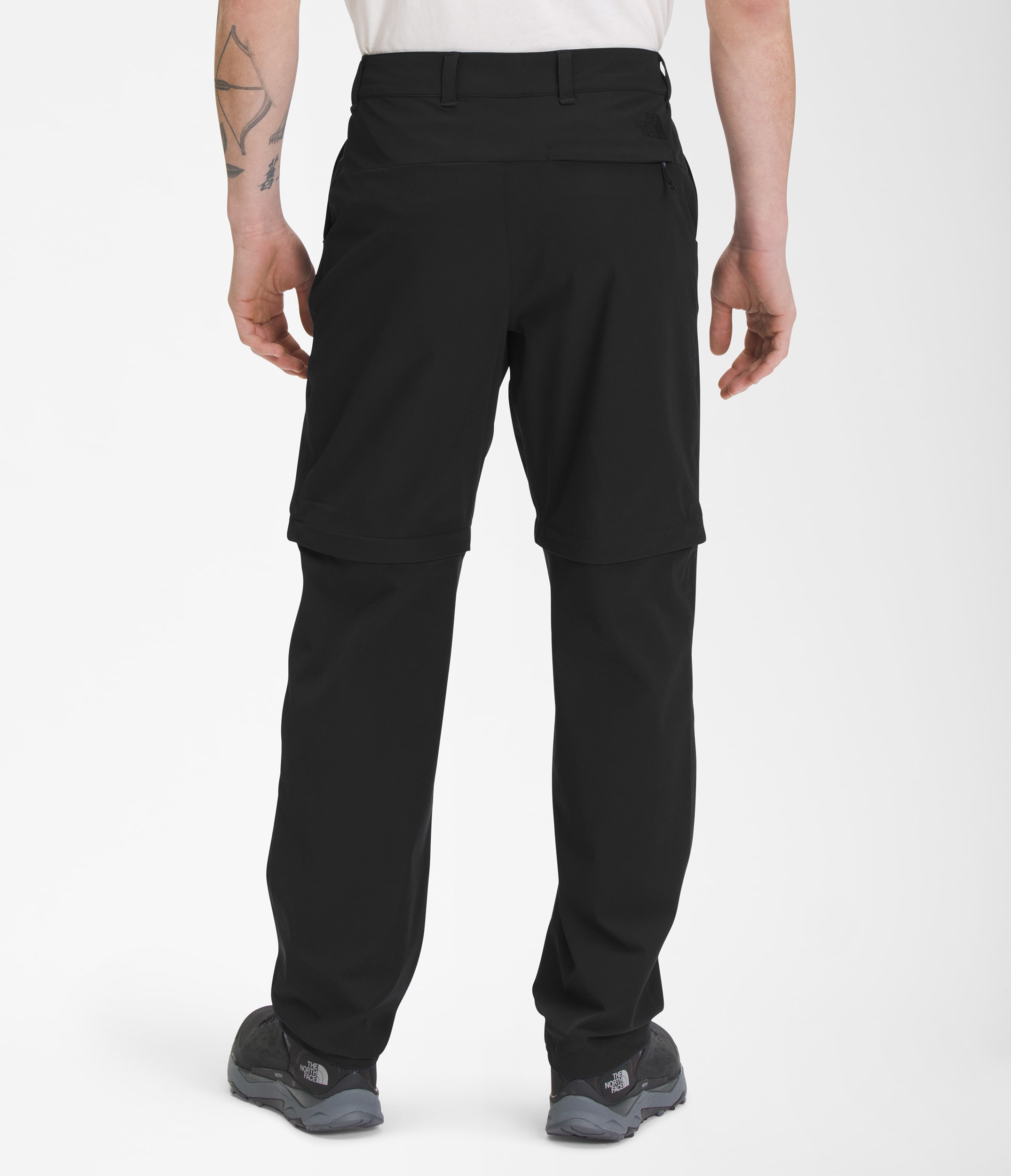 Mens Paramount Convertible Pants TNF BACK