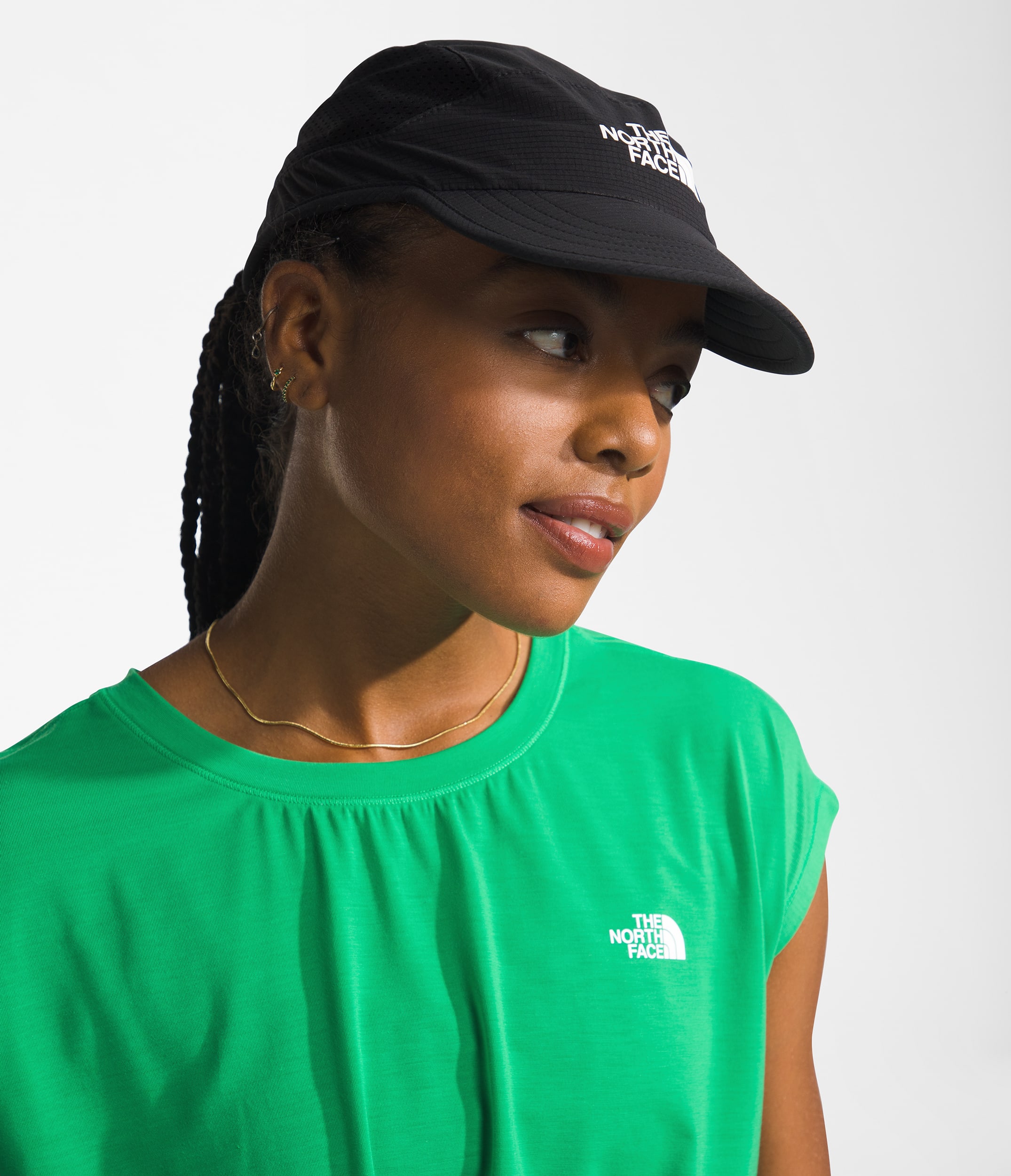 Chapeau Summer Light Run TNF TNF Noir MODELBACK