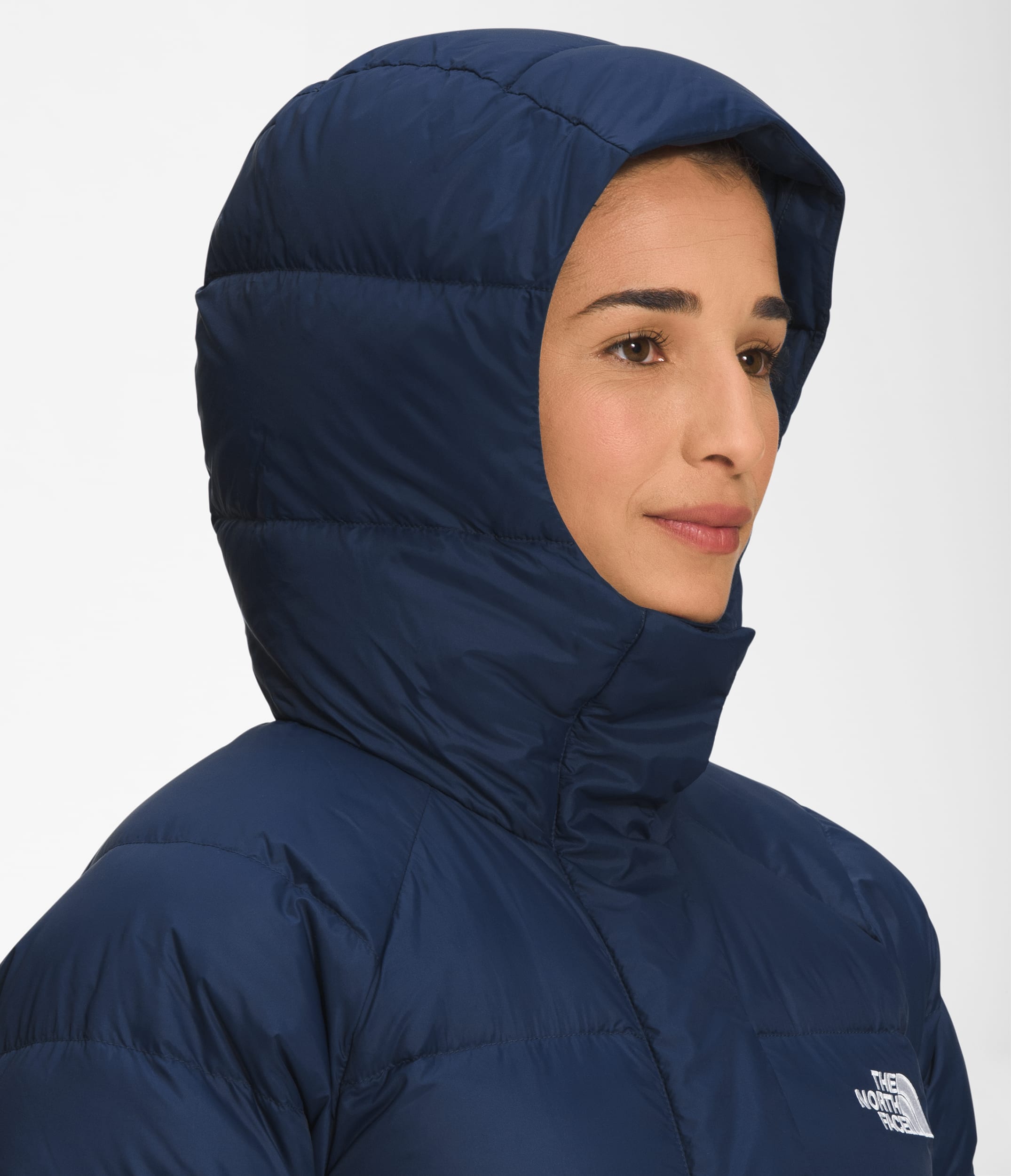 Womens Hydrenalite Down Midi TNF MODELHOOD2