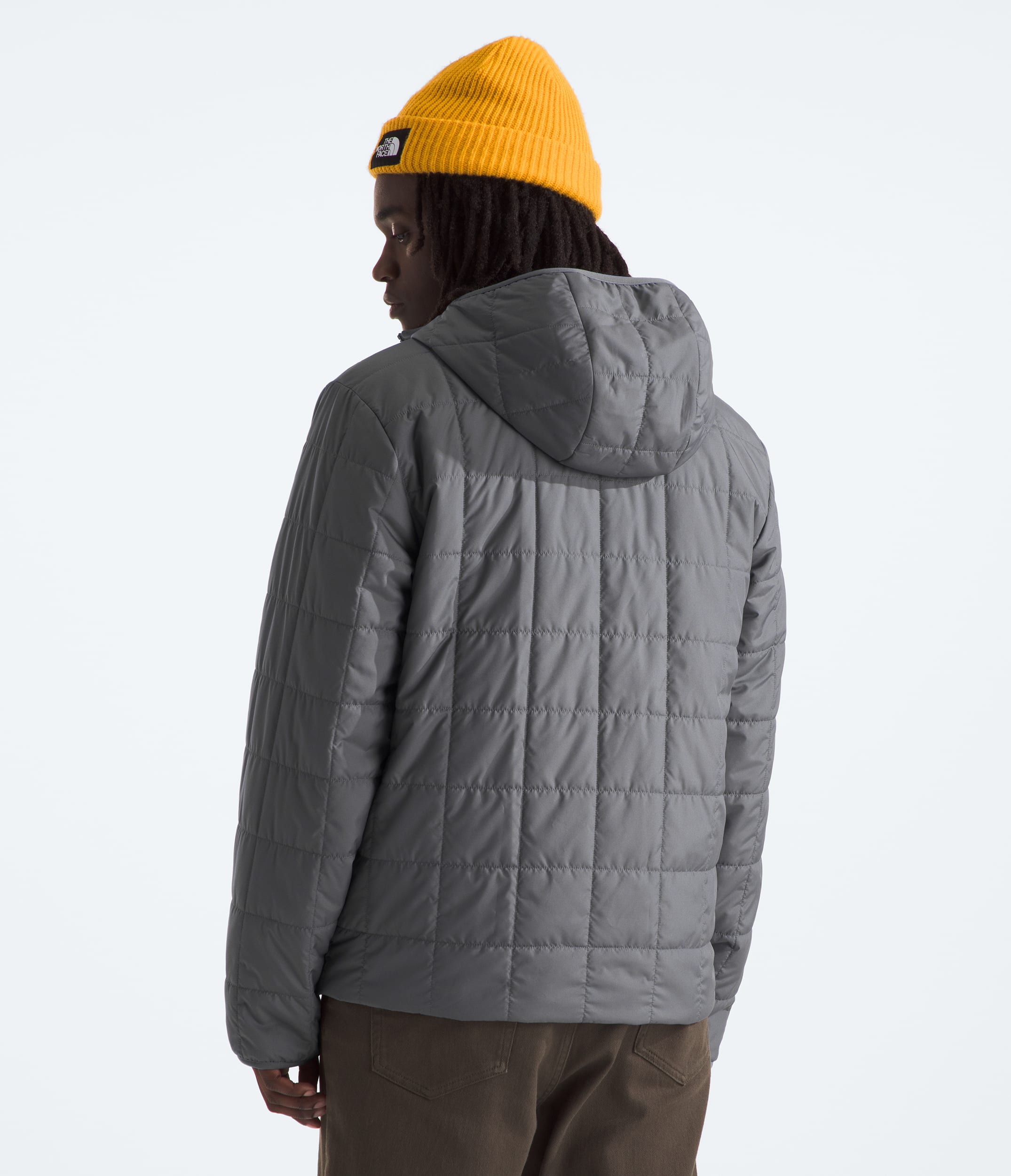 Mens Junction Insulated Hoodie TNF BACK