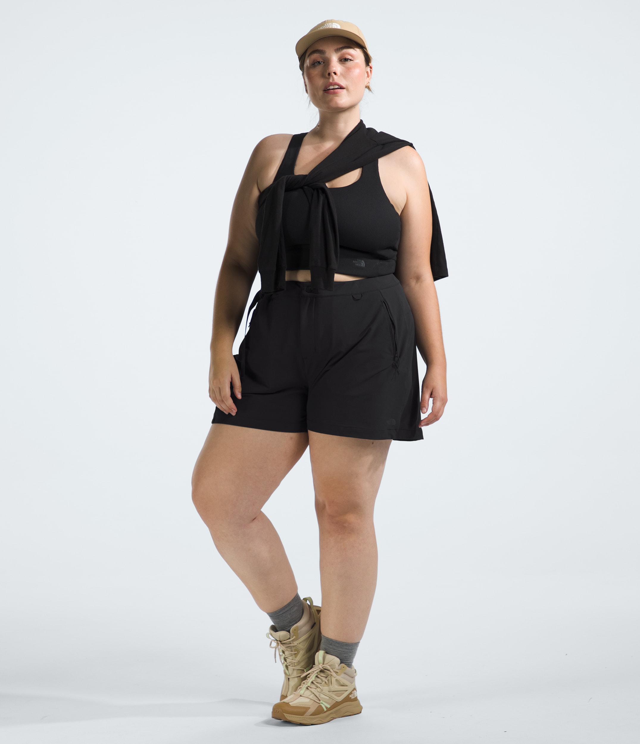 Womens Plus Bridgeway Shorts TNF HERO2