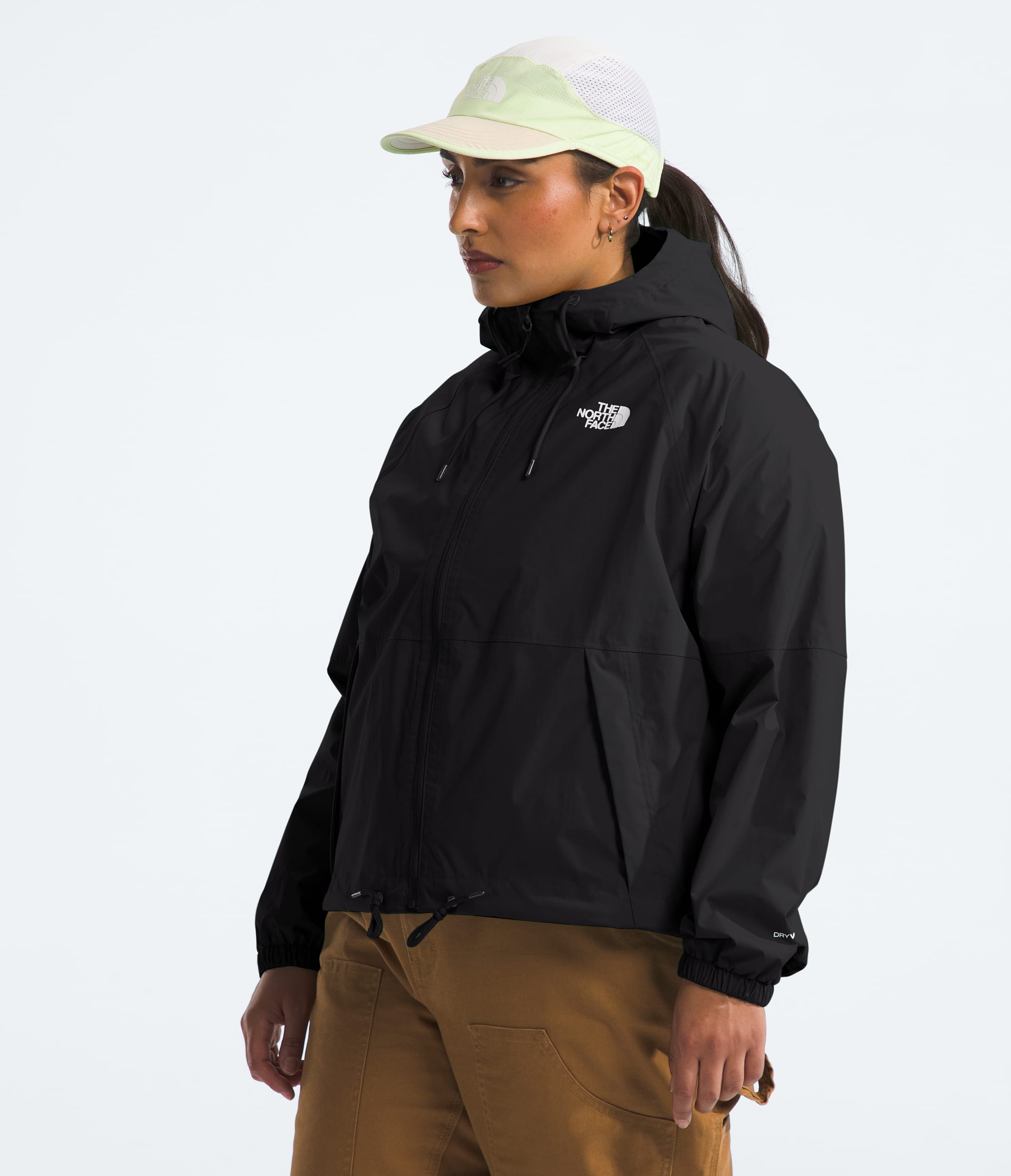 Womens Plus Antora Novelty Rain Jacket TNF MODEL34