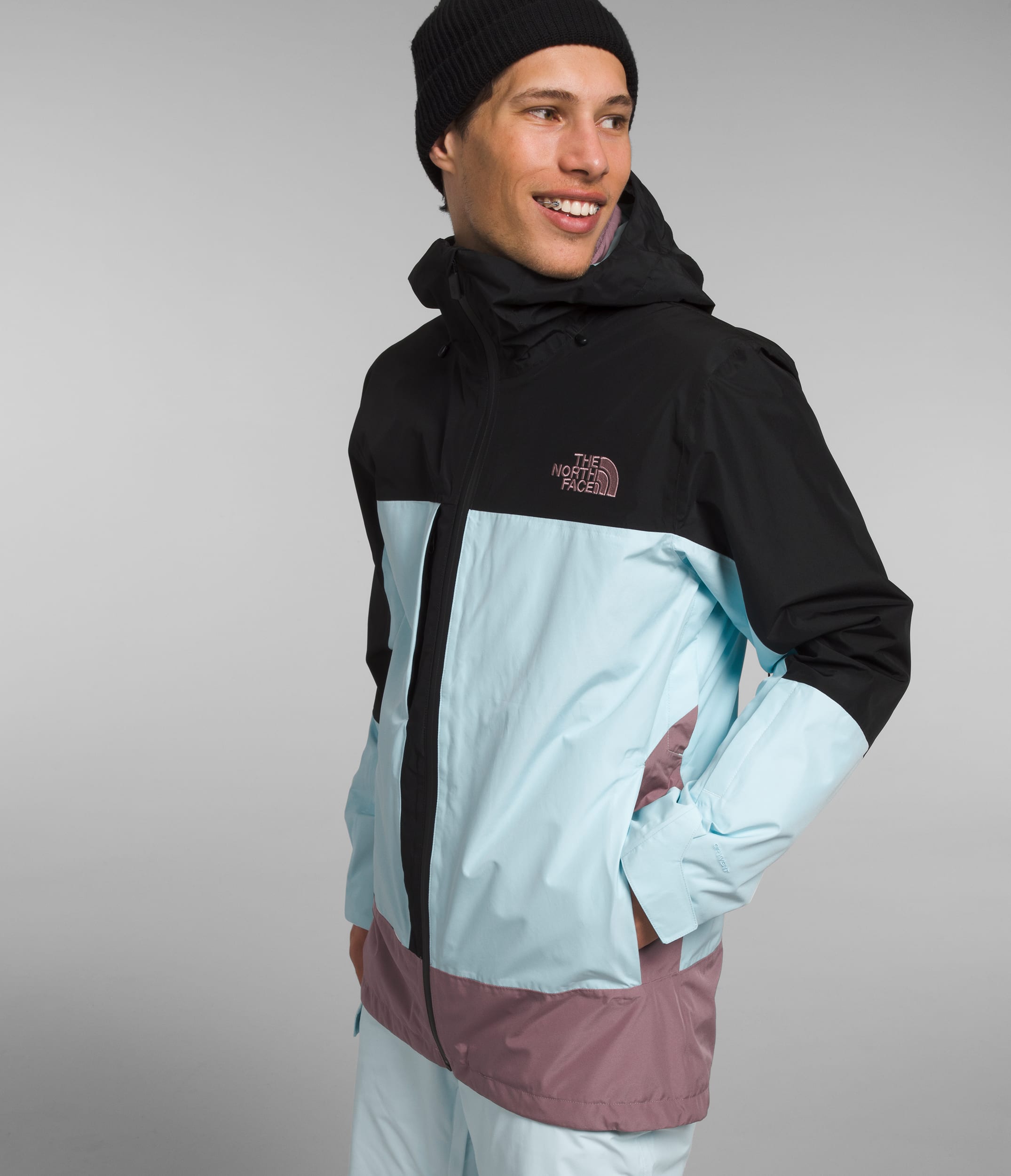 Mens THERMOBALL Snow Triclimate Jacket TNF MODEL34
