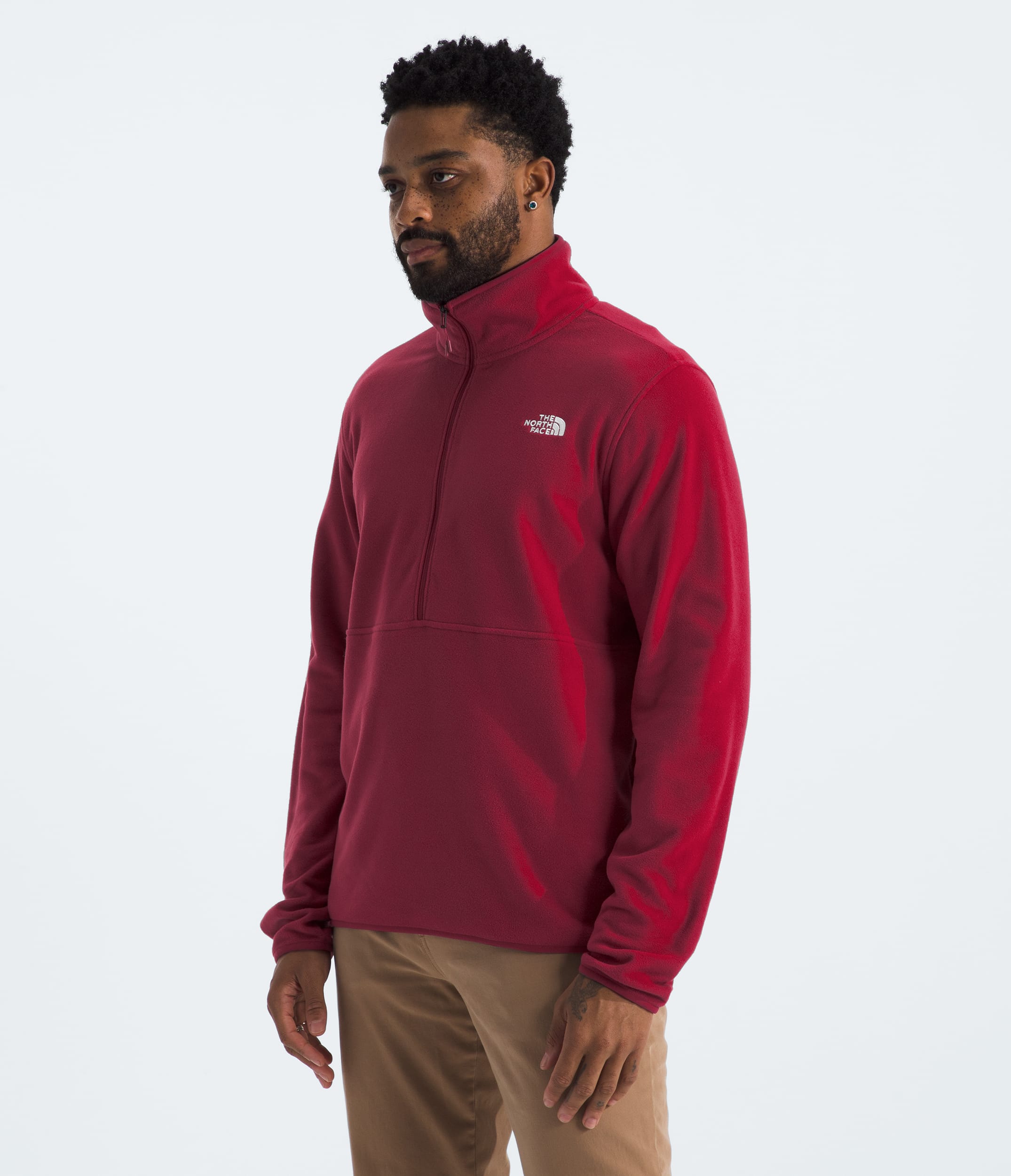 Mens Glacier Fleece Zip TNF MODEL34