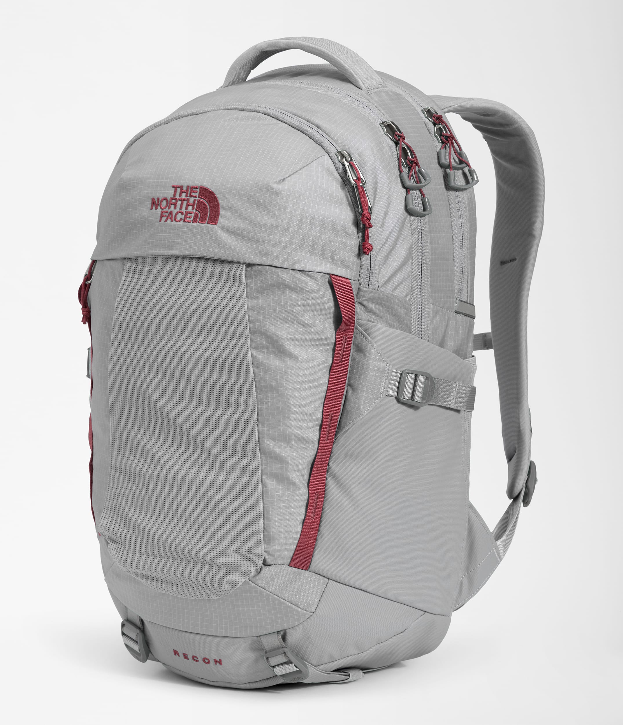 Womens Recon Backpack TNF Meld GrayWild Ginger FRONT34