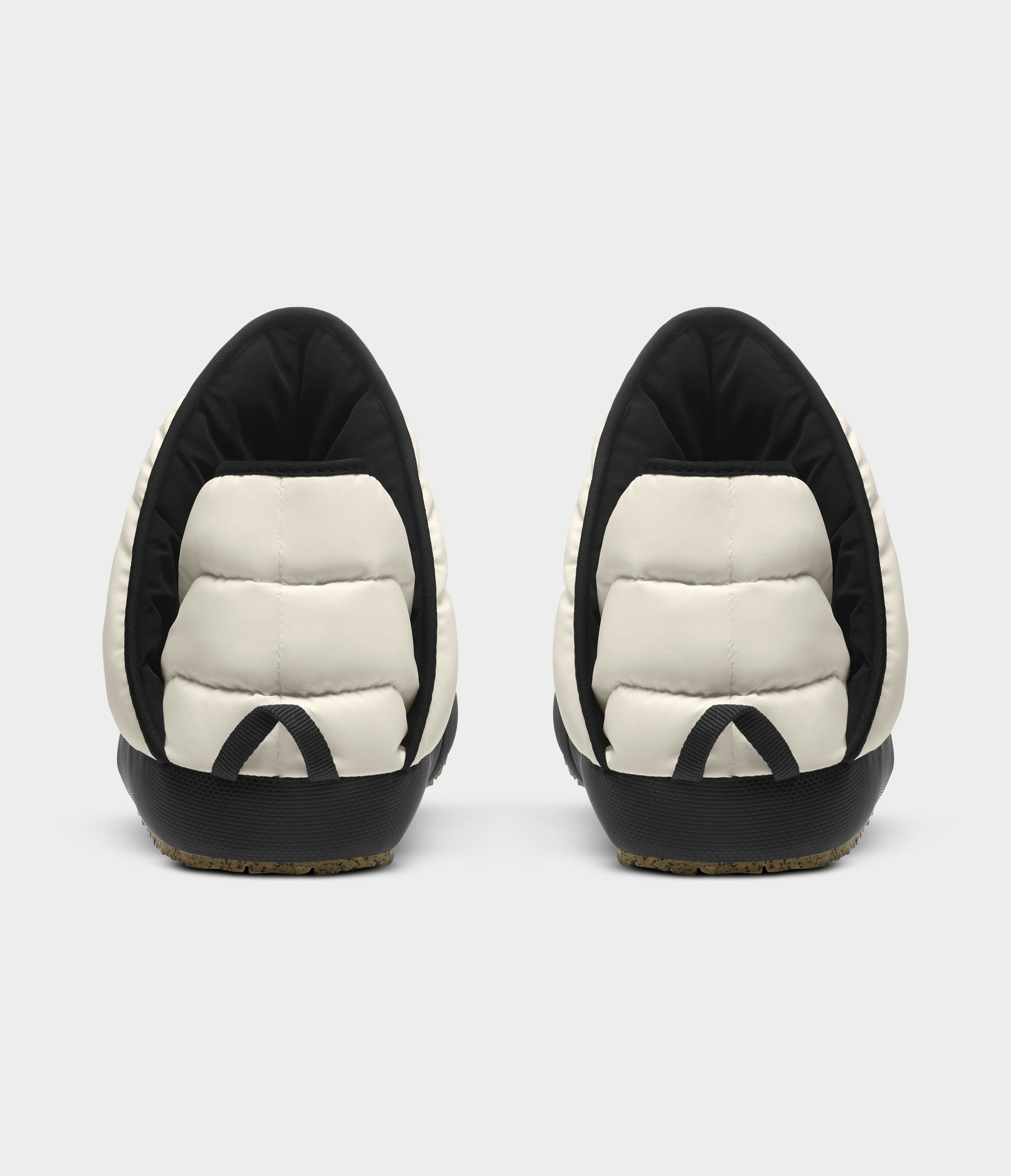 Womens THERMOBALL Traction Booties TNF Gardenia WhiteTNF Black BACK