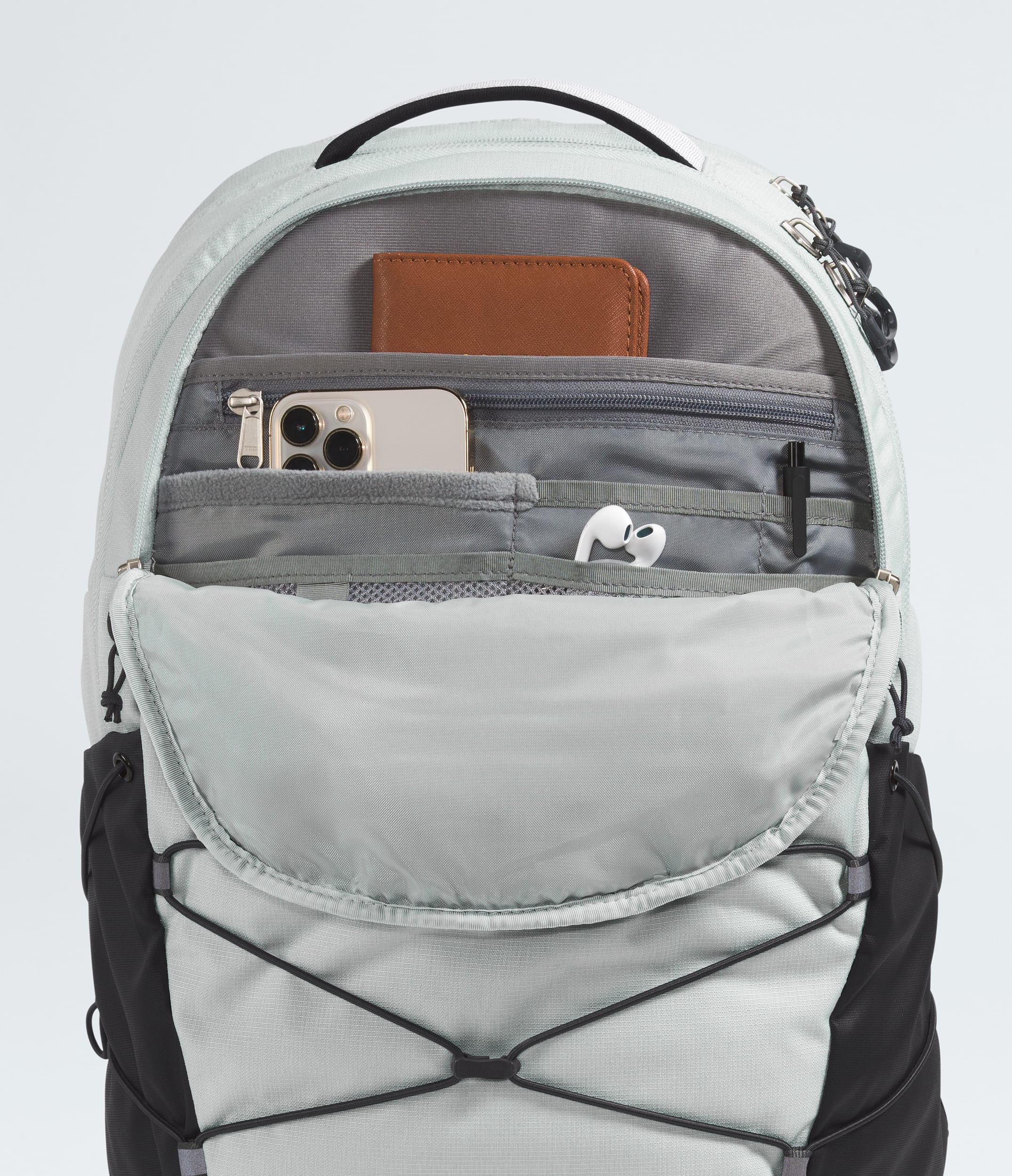 Borealis Backpack TNF Tin Grey Dark HeatherAsphalt GreyTNF Black DETAIL1