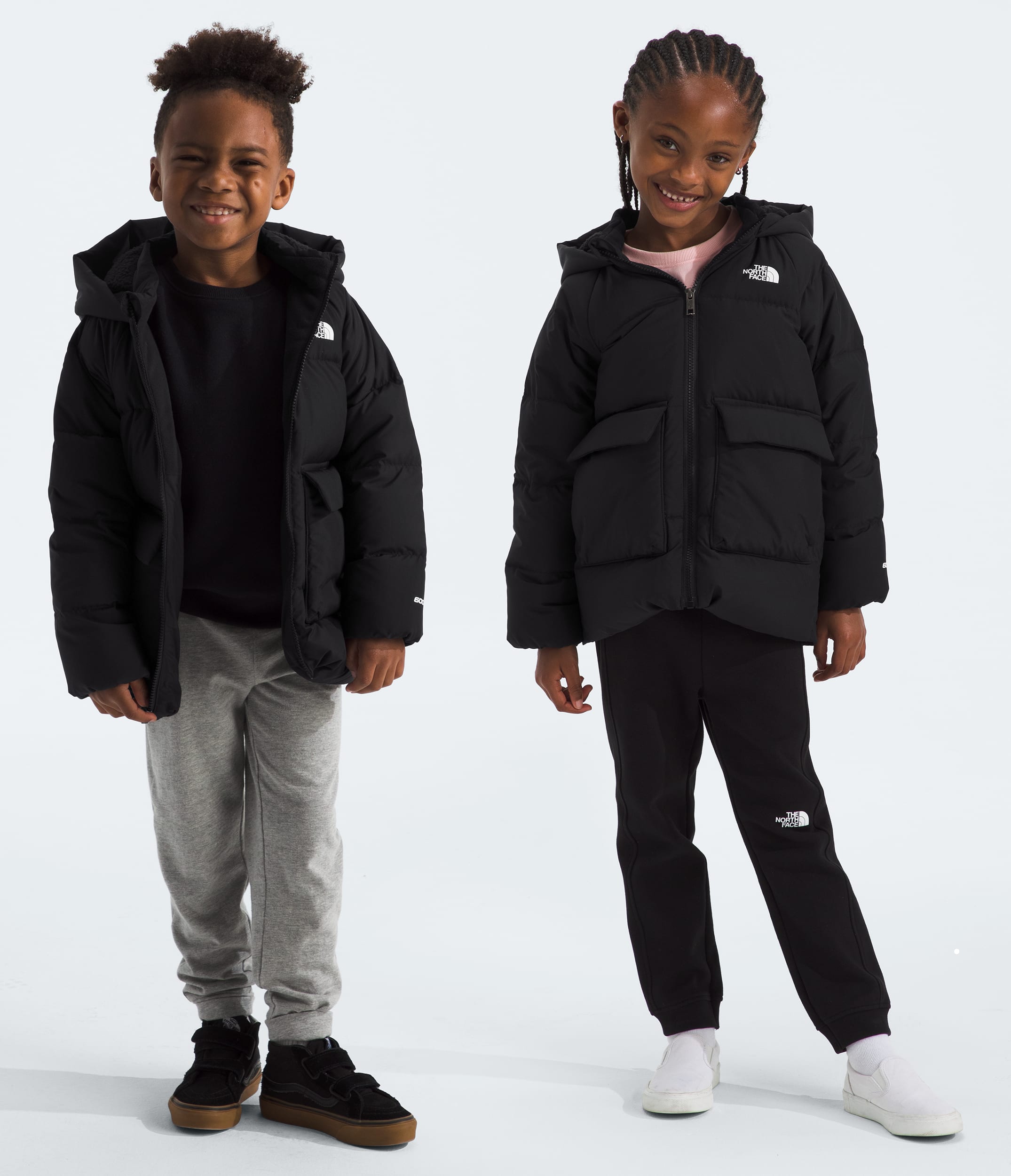 Parka double en molleton North Down pour enfants TNF HERO