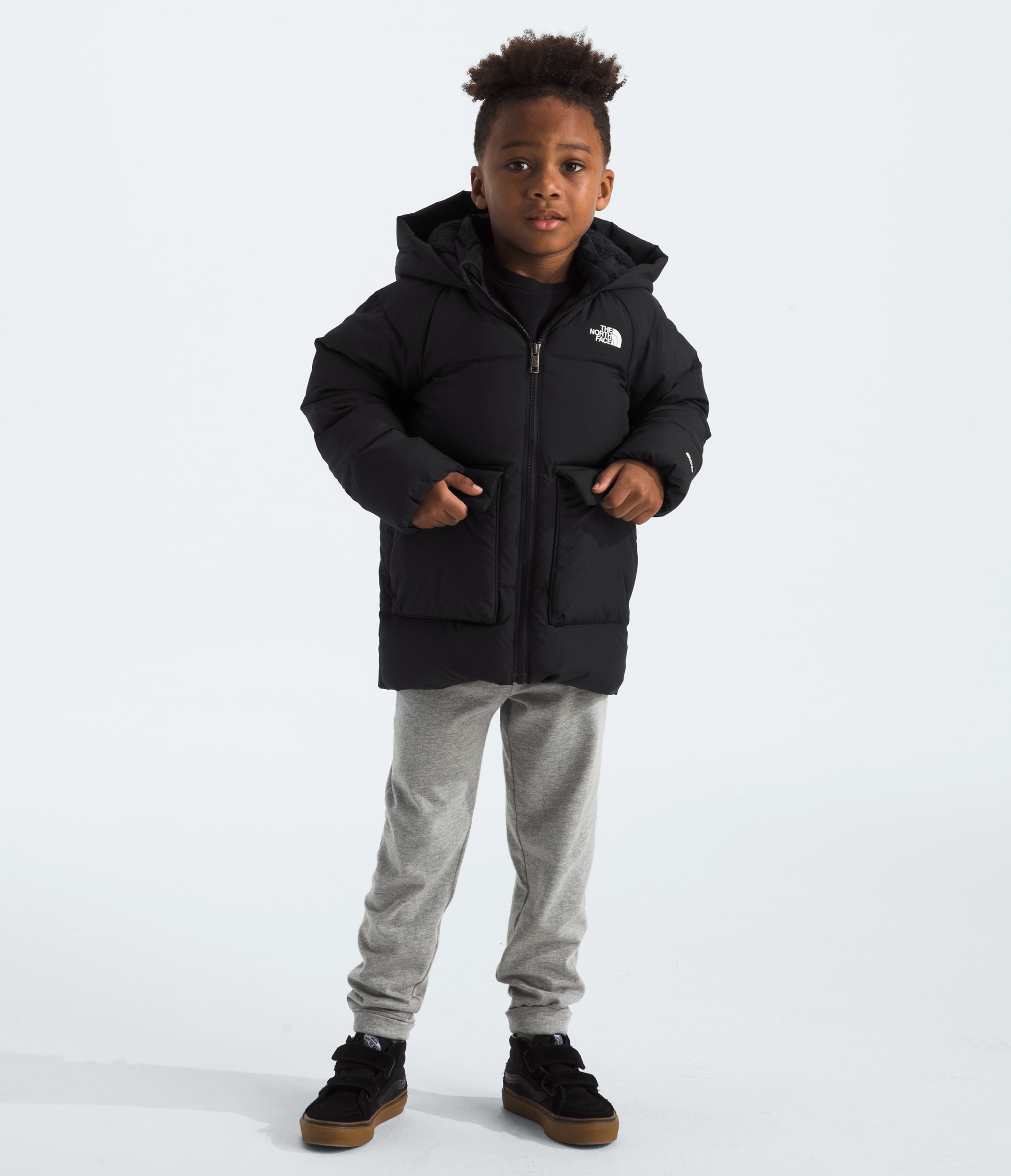 Parka double en molleton North Down pour enfants TNF HERO3